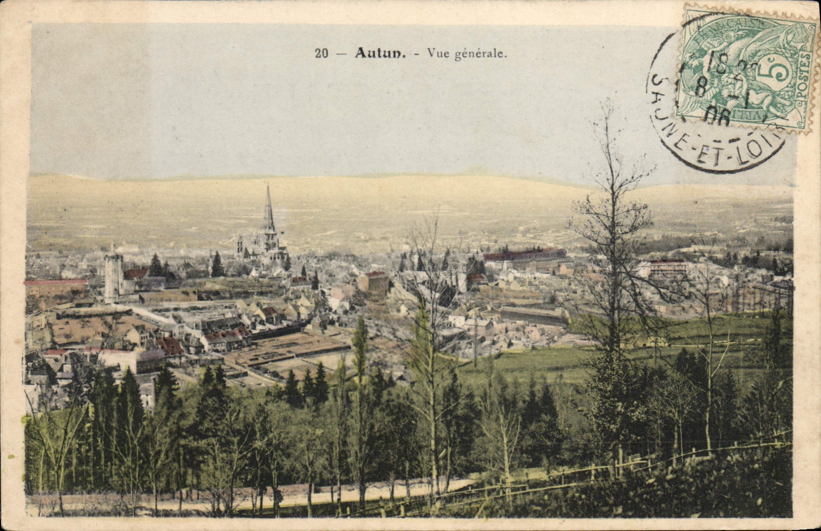 CPA Autun Vue generale 