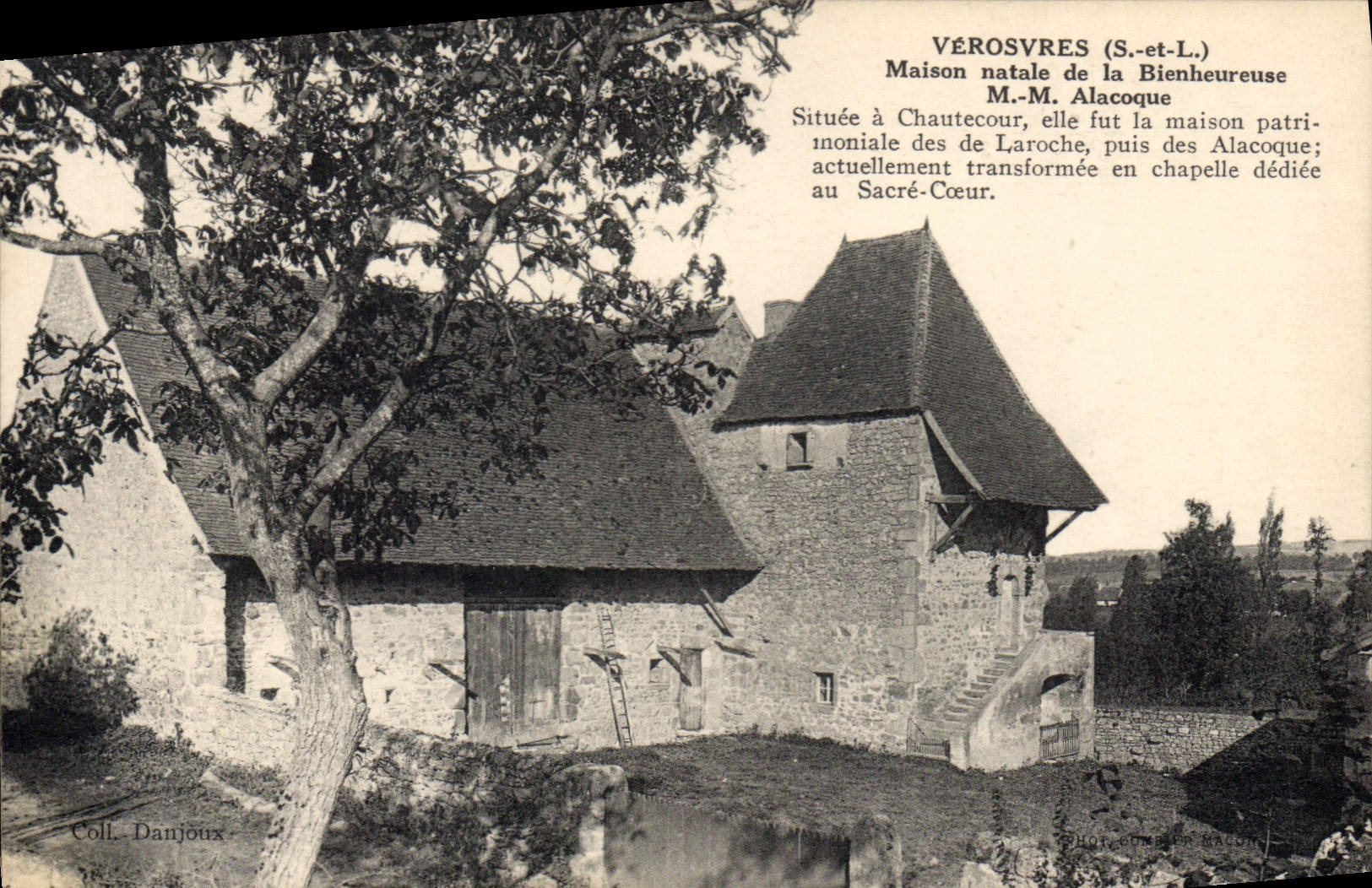 CPA Verosvres Maison natale de la Bienheureuse 