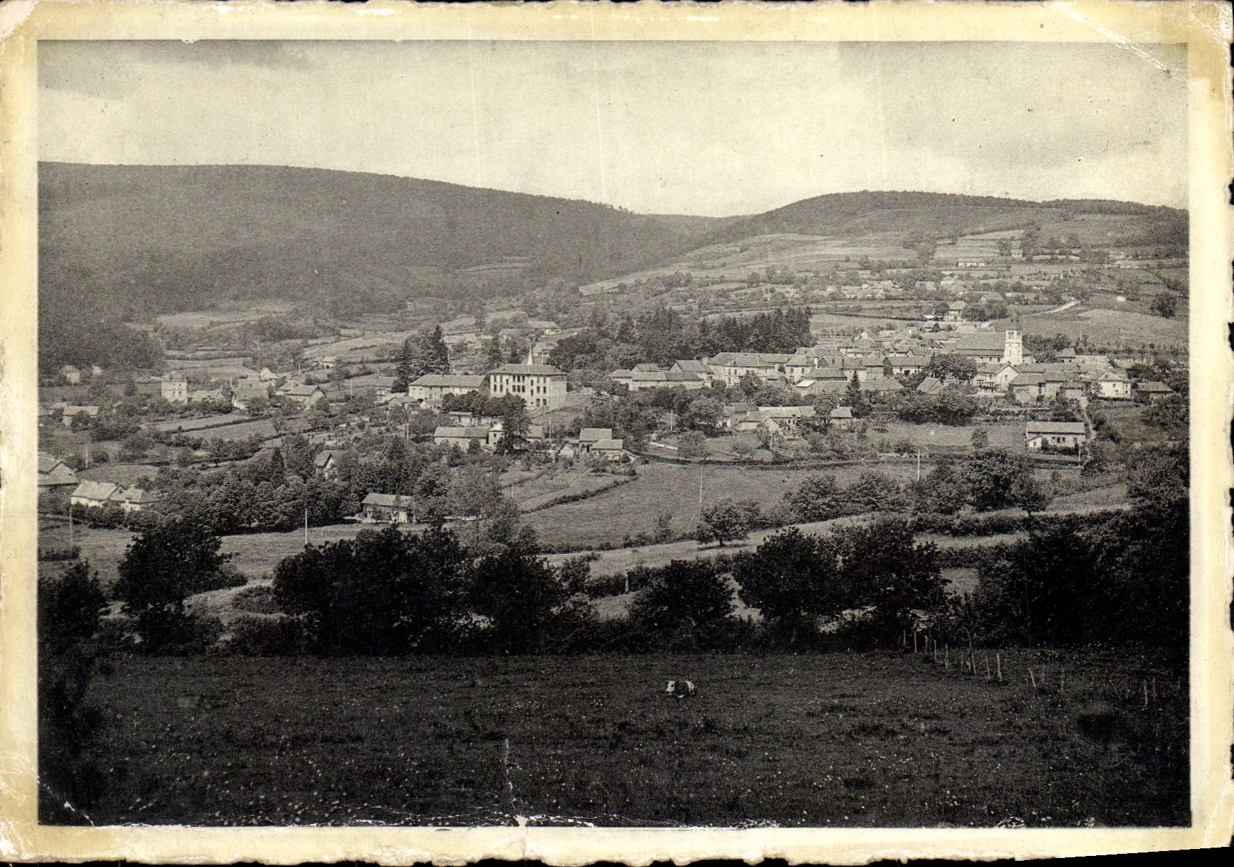 CPSM En Morvan Anost Vue generale 