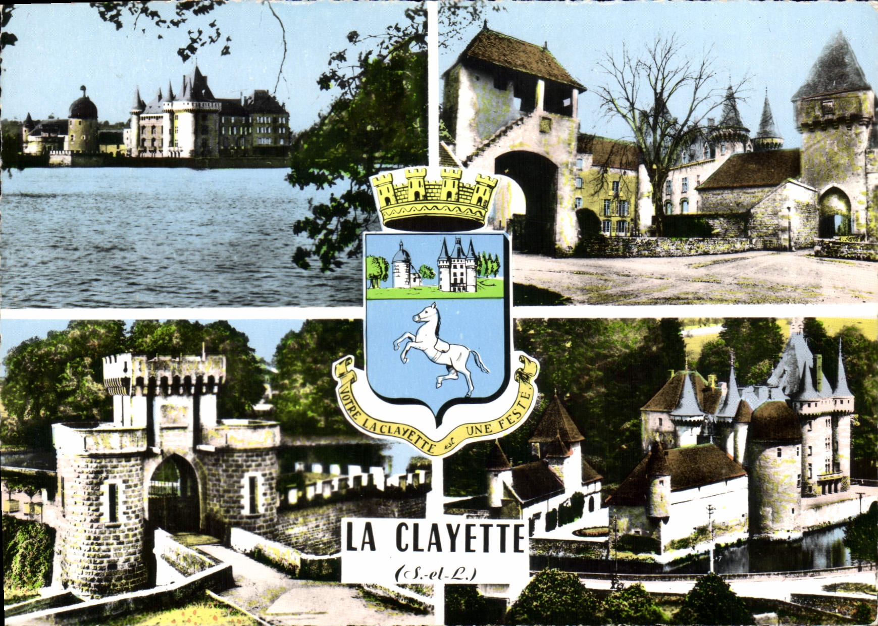 CPSM La Clayette S et L 