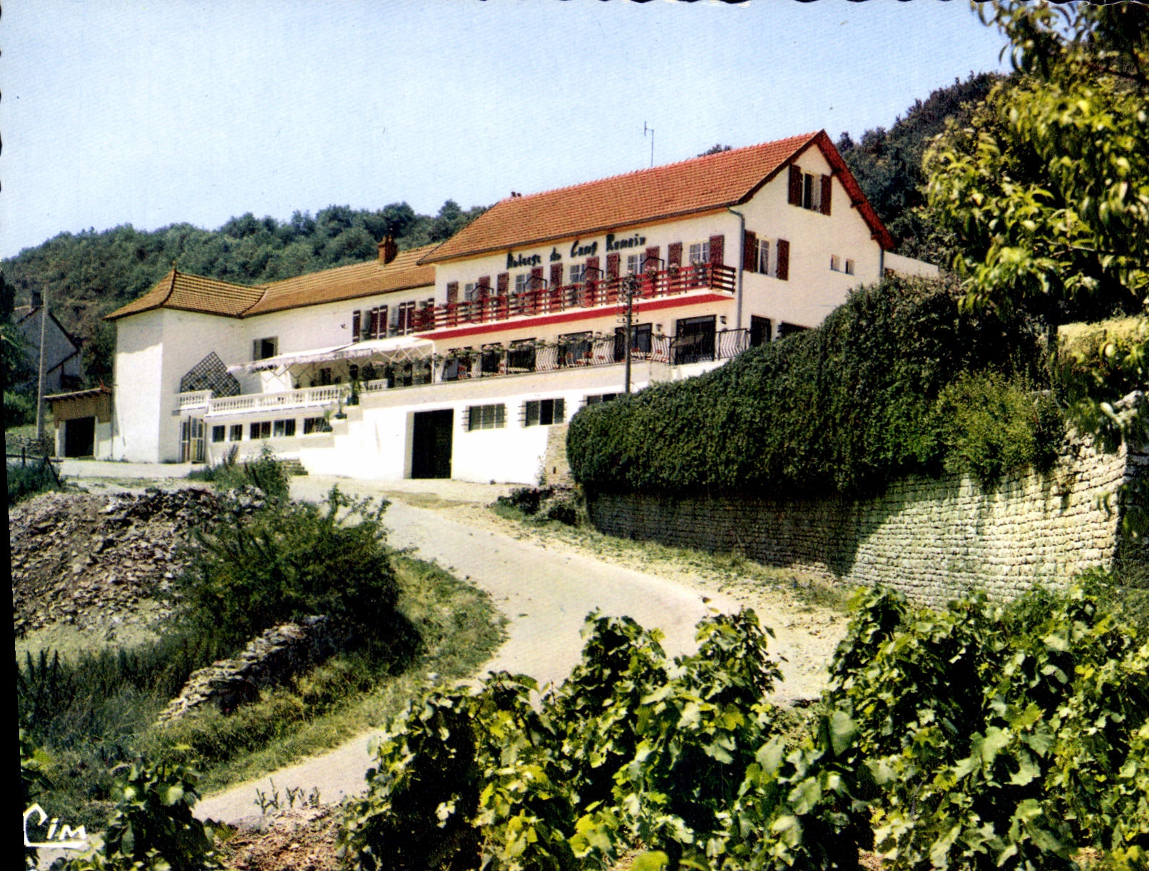 CPSM Chassey S et L Auberge du Camp Romain Hotel Restaurant et Atelier de Ceramique d'Art 