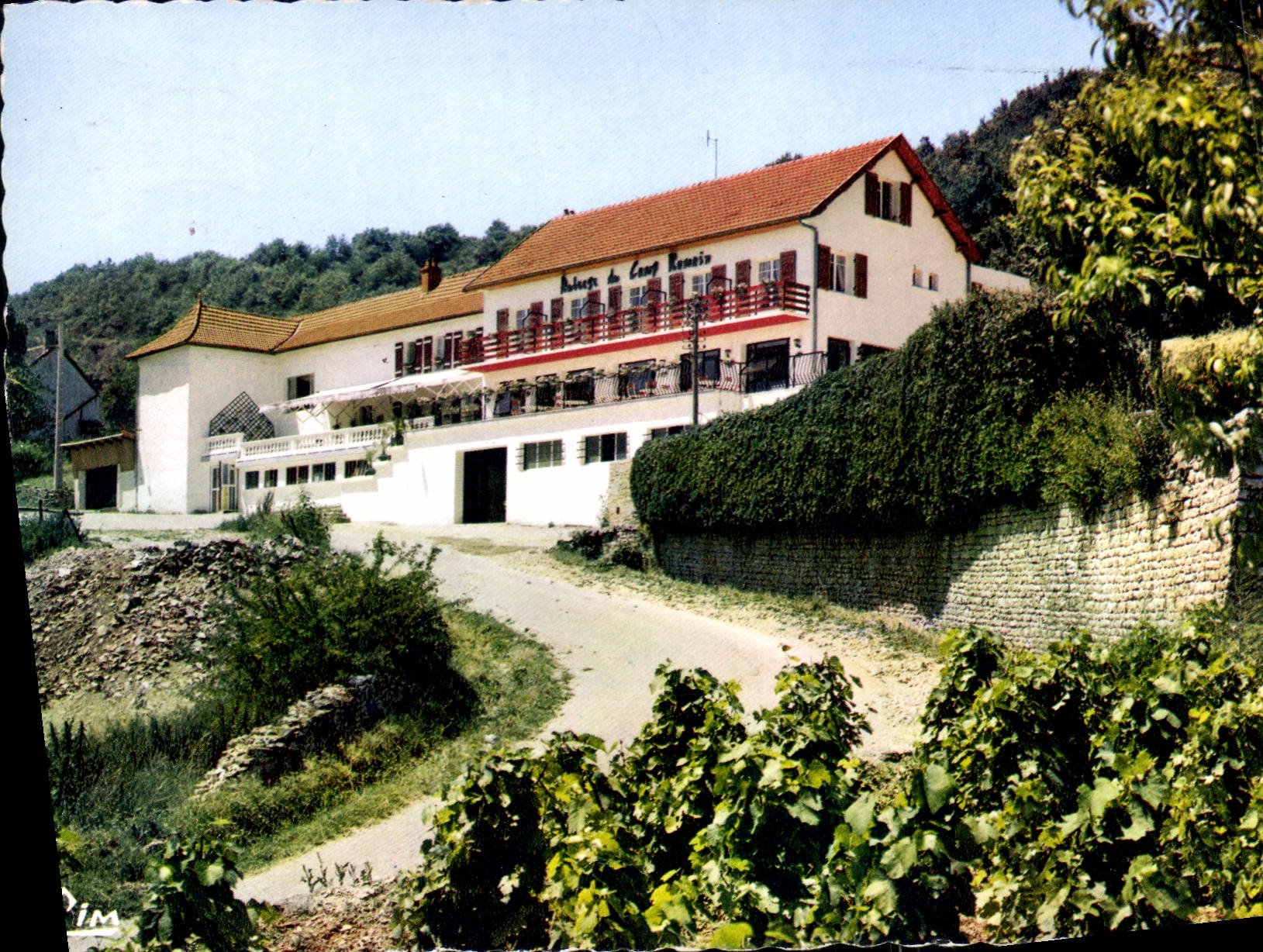 CPSM Chassey S et L Auberge du Camp Romain Hotel Restaurant et Atelier de Ceramique d'Art 