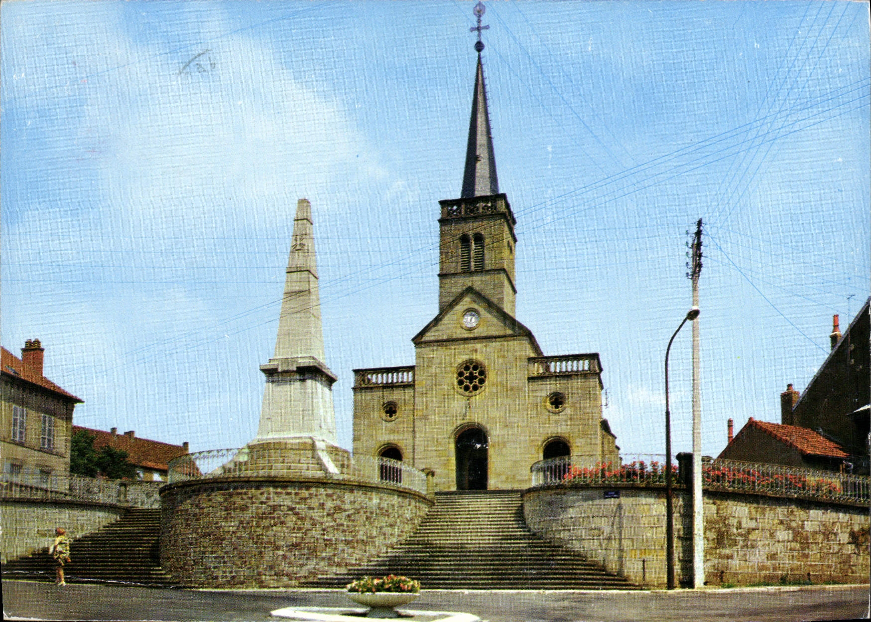 CPSM Epinac Saone et Loire L'Eglise