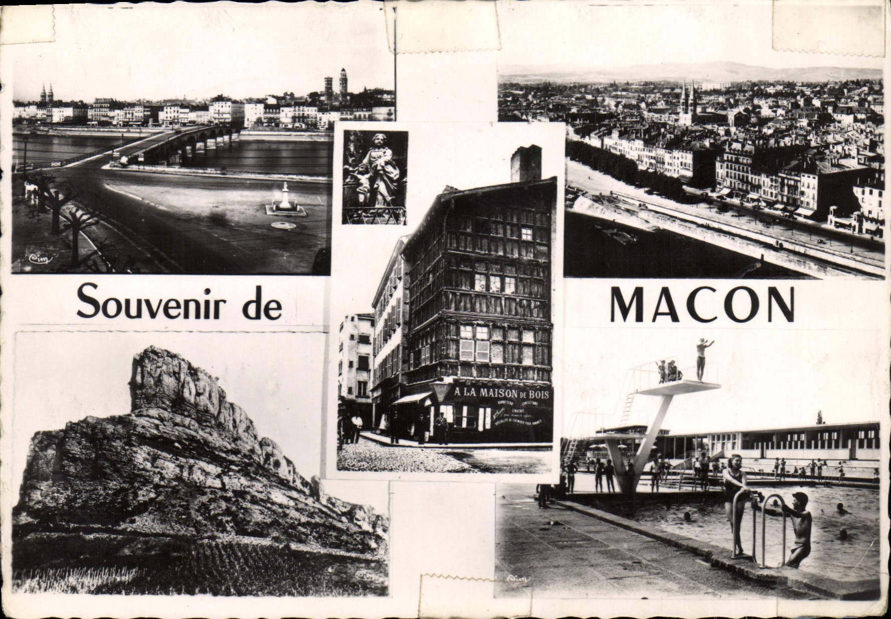 CPSM Souvenir de Macon 