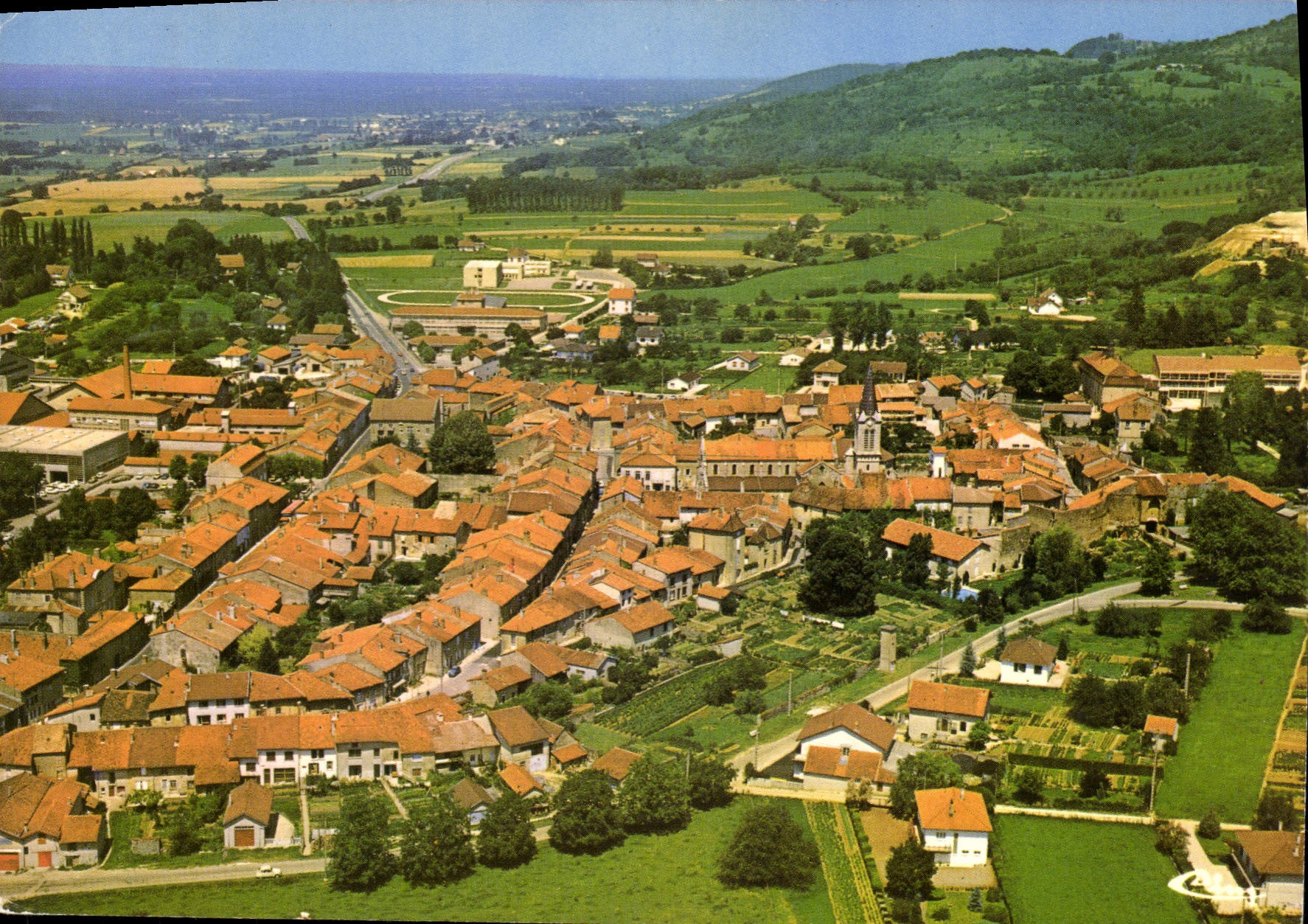 CPSM CUISEAUX Vue generale aerienne 