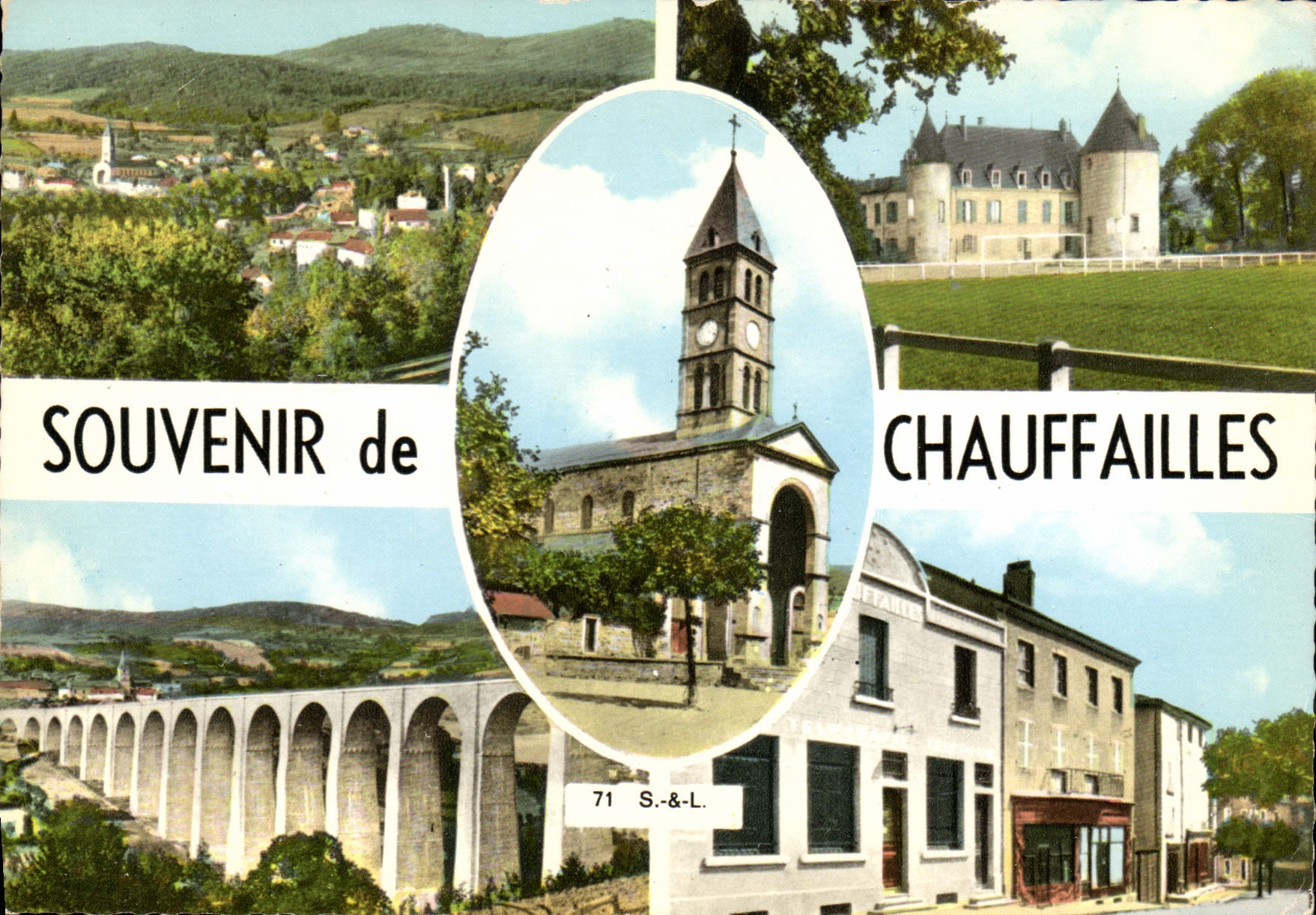 CPSM CHAUFFAILLES souvenir