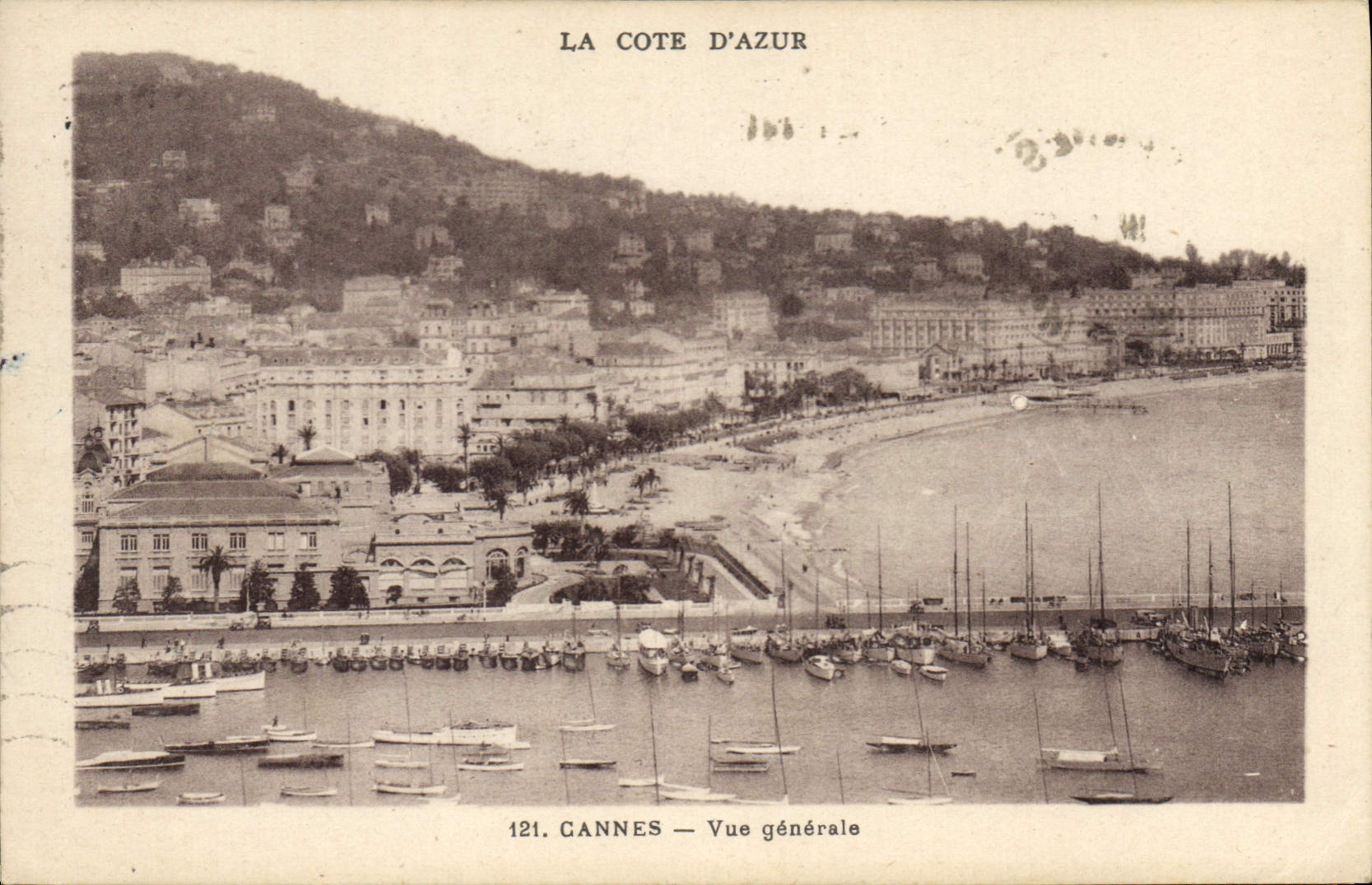 CPA CANNES Vue generale 