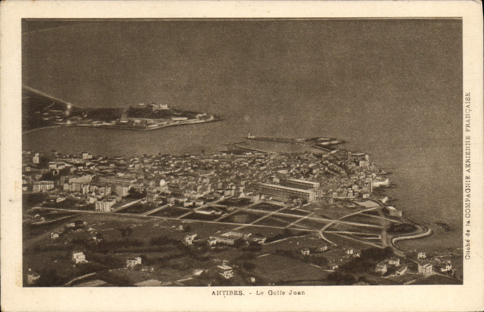 CPA ANTIBES Le Golfe Juan 