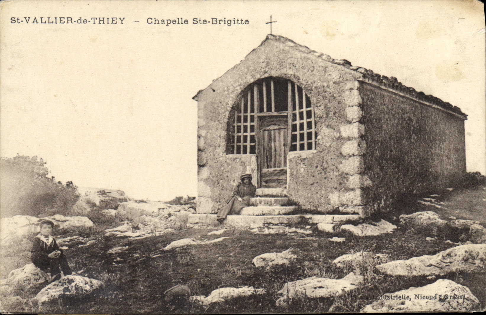 CPA St Vallier de THIEY Chapelle Ste Brigitte