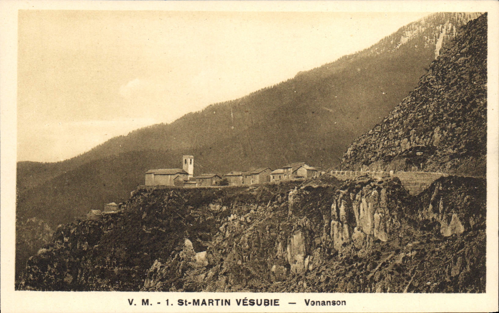 CPA St Martin VESUBIE Vonanson