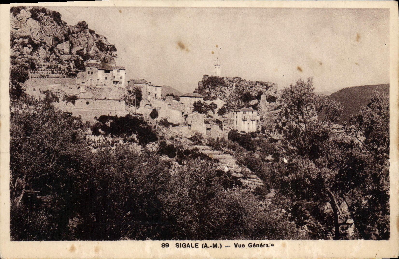 CPA SIGALE Vue Generale 