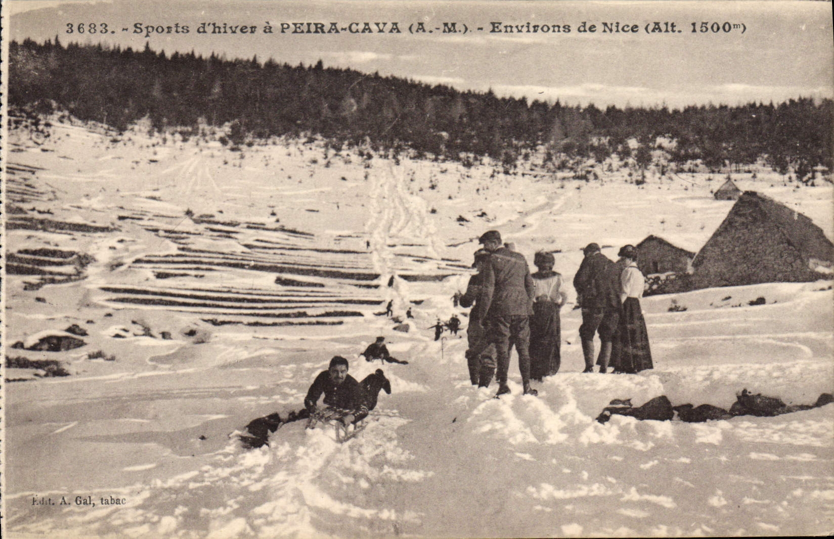 CPA Sports d'hiver a PEIRA CAVA 