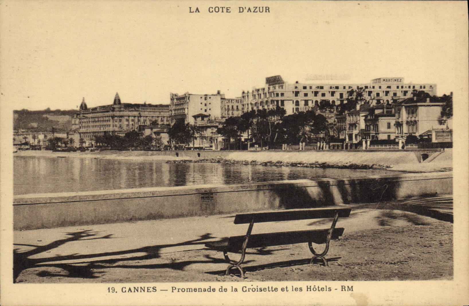 CPA CANNES Promenade de la Croisette et les Hotels 