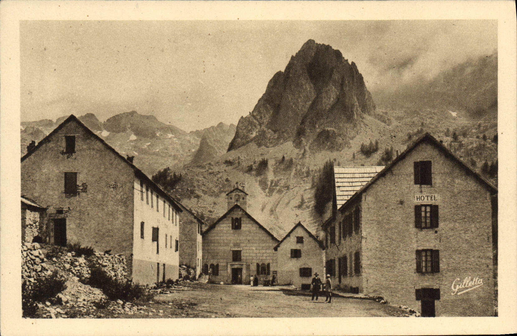 CPA SAINT MARTIN VESUBIE A M La Madone de Fenestre La Suisse Nicoise