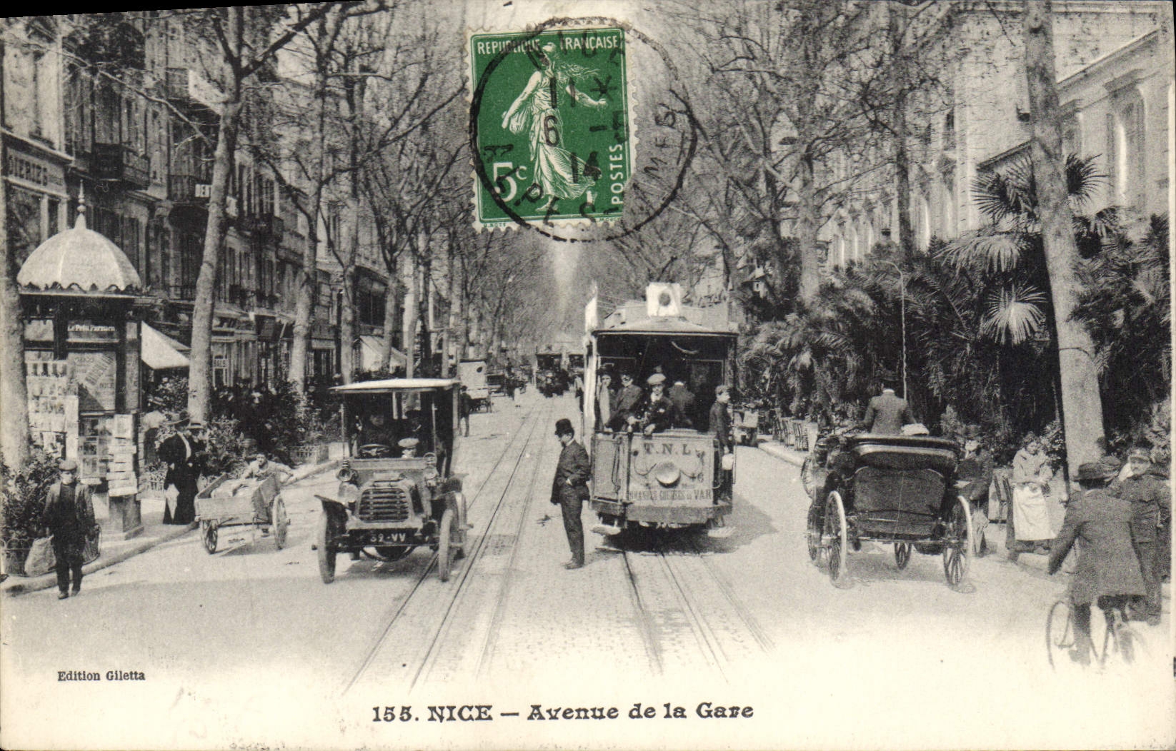 CPA NICE Avenue de la Gare 