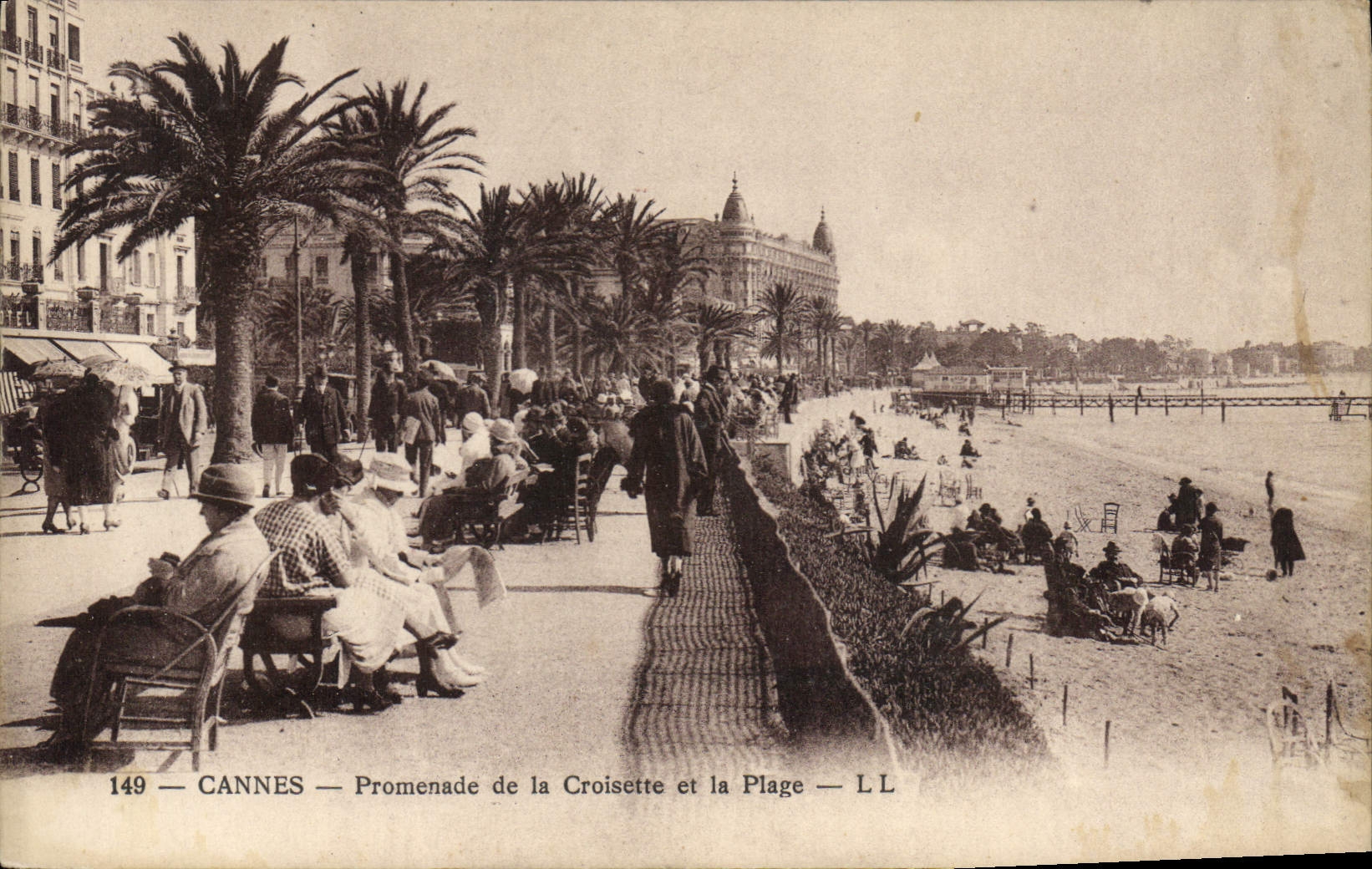 CPA CANNES Promenade de la Croisette et la Plage 
