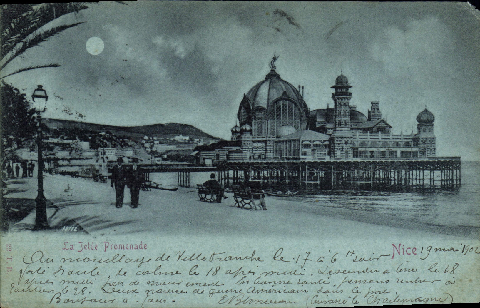 CPA NICE la jetee promenade 