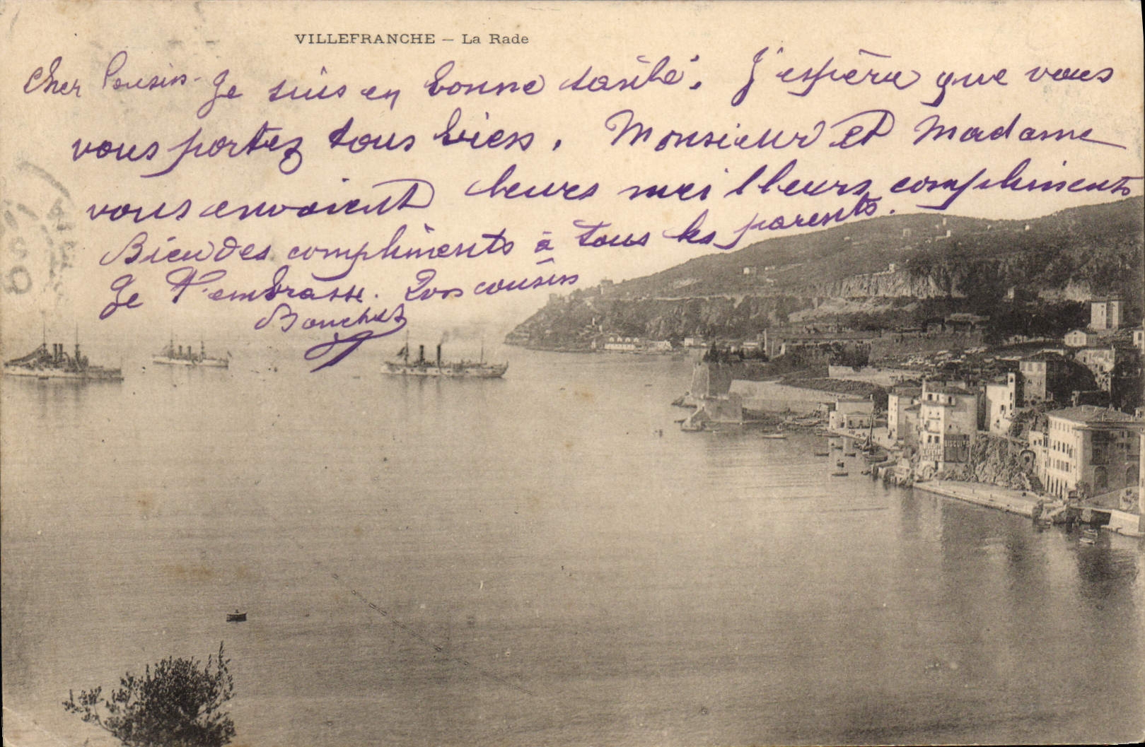 CPA villefranche la rade 