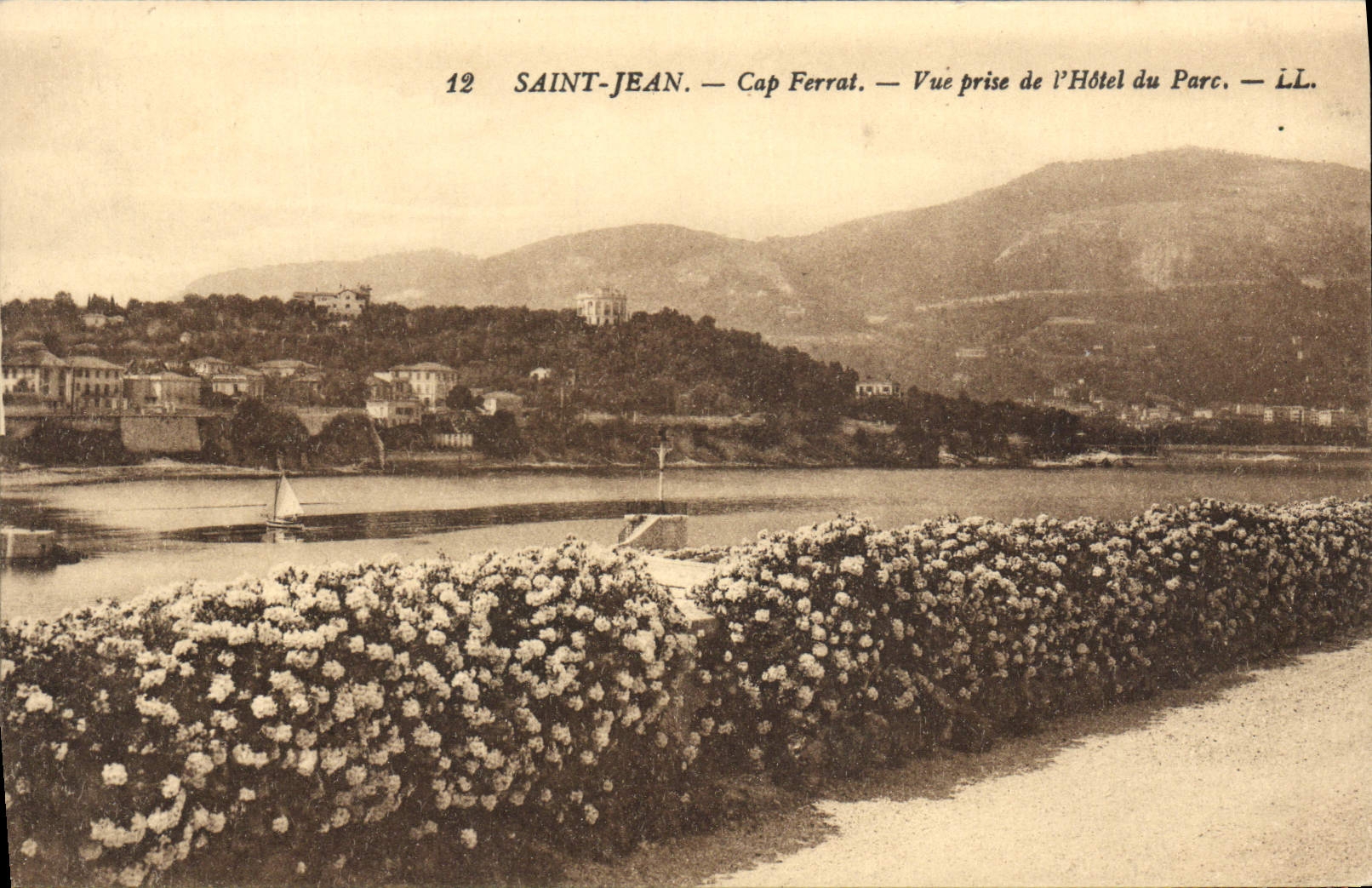 CPA SAINT JEAN Cap Ferrat Vue prise de l’hotel du Parc