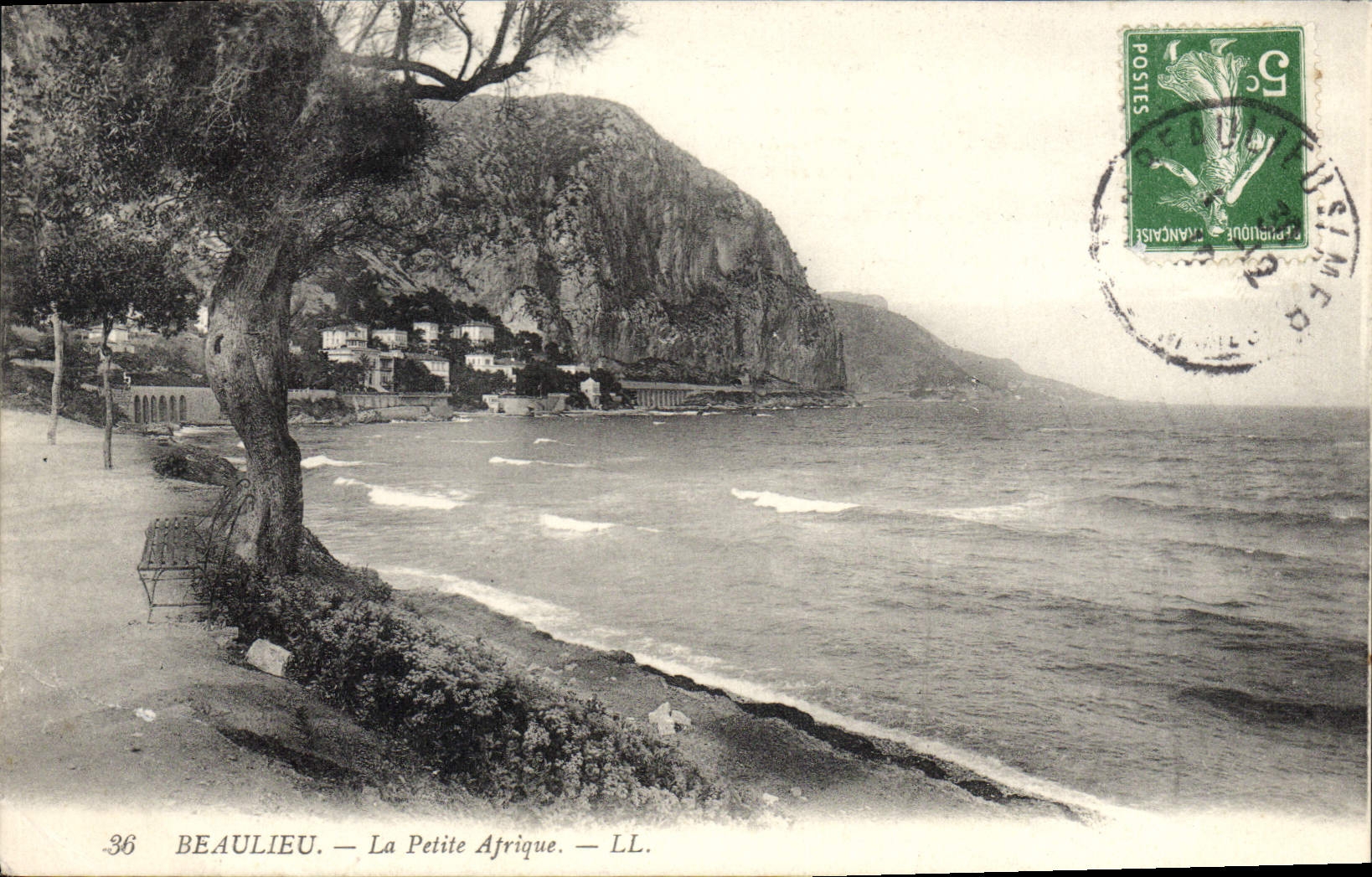 CPA BEAULIEU la petite Afrique