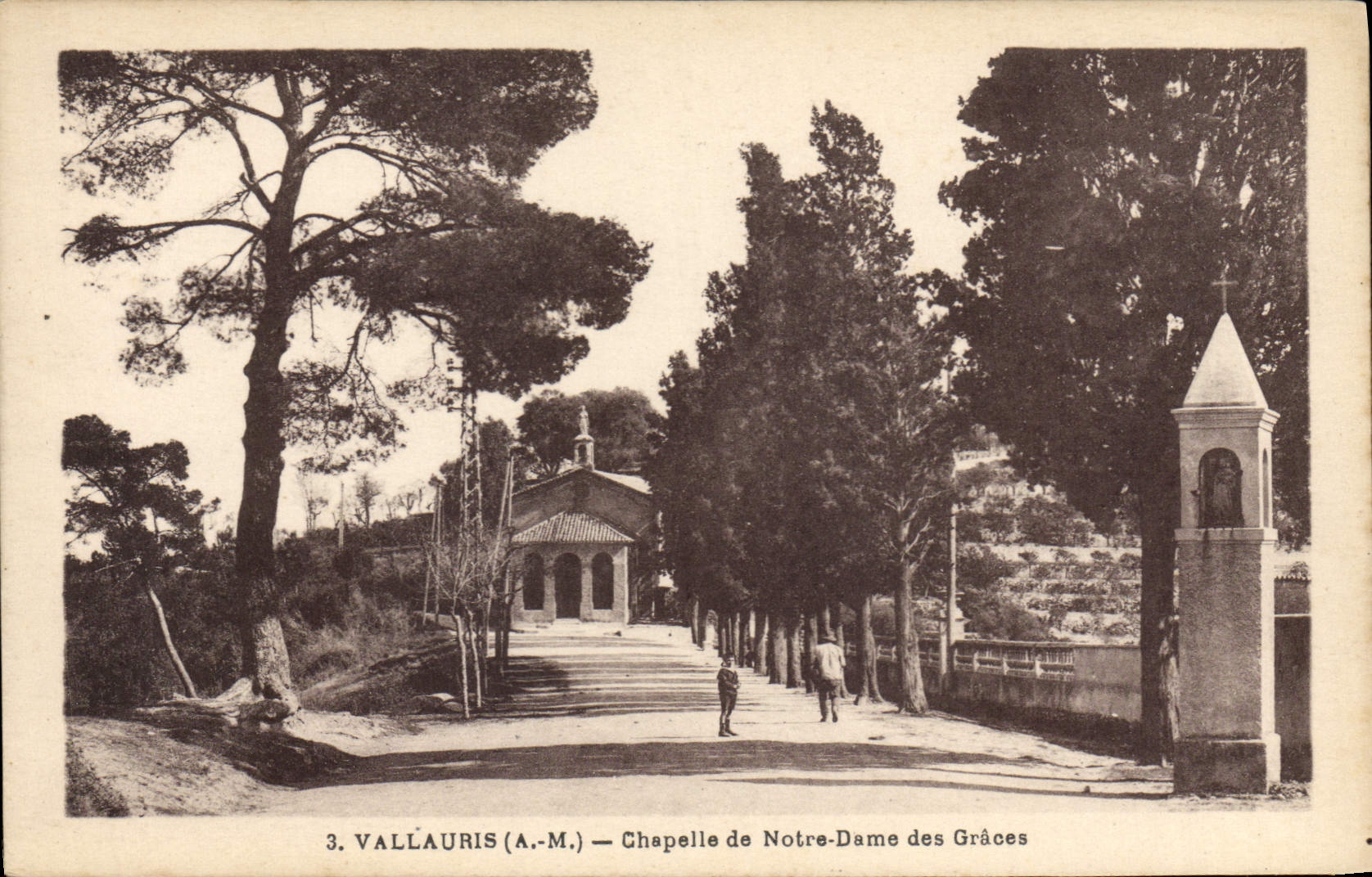 CPA Vallauris chapollo de Notre Dame des graces 