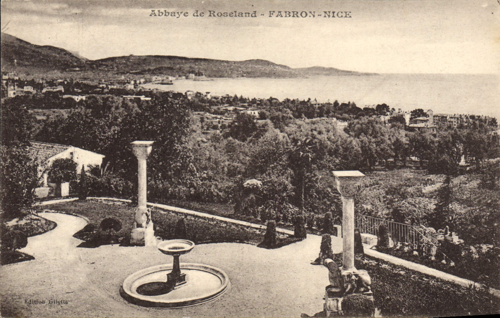 CPA Abbaye de roseland FABRON NICE