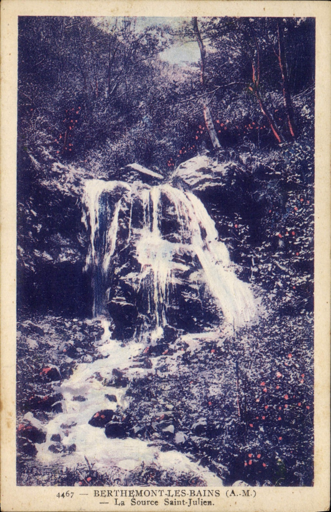 CPA BERTHEMONT LES BAINS La Source Saint Julien 