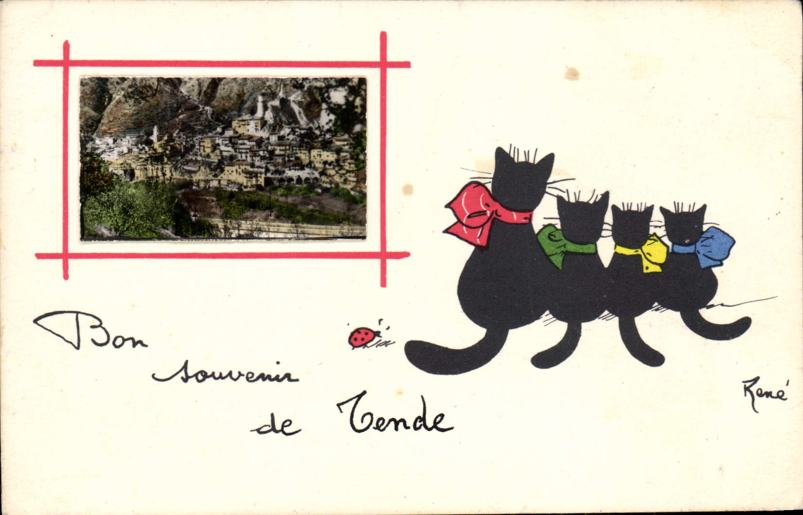 CPA Bon Souvenir de Tende 