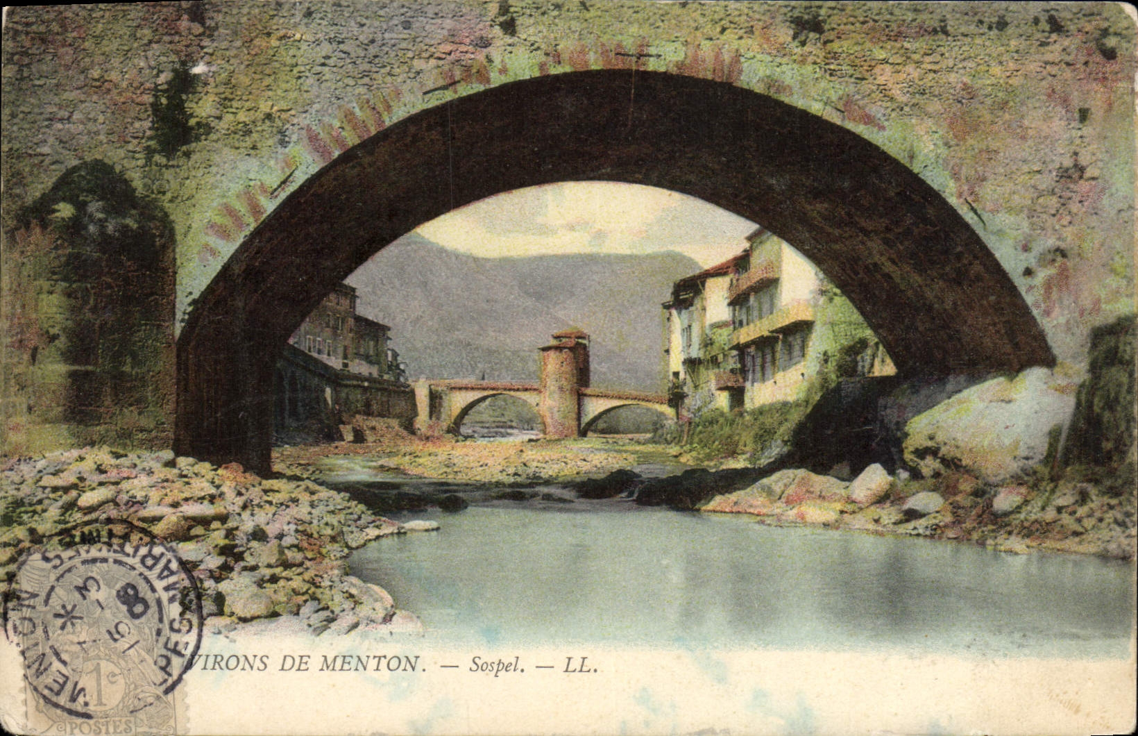 CPA Environs de Menton Sospel 