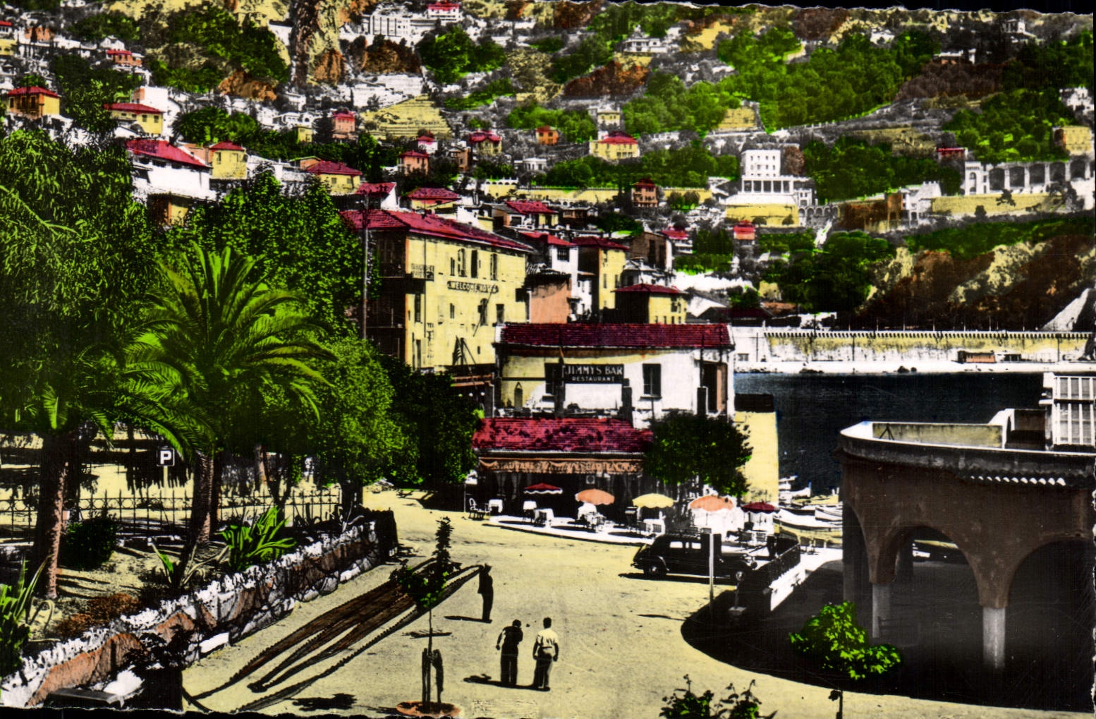 CPA Villefranche A M la Gare Maritimes