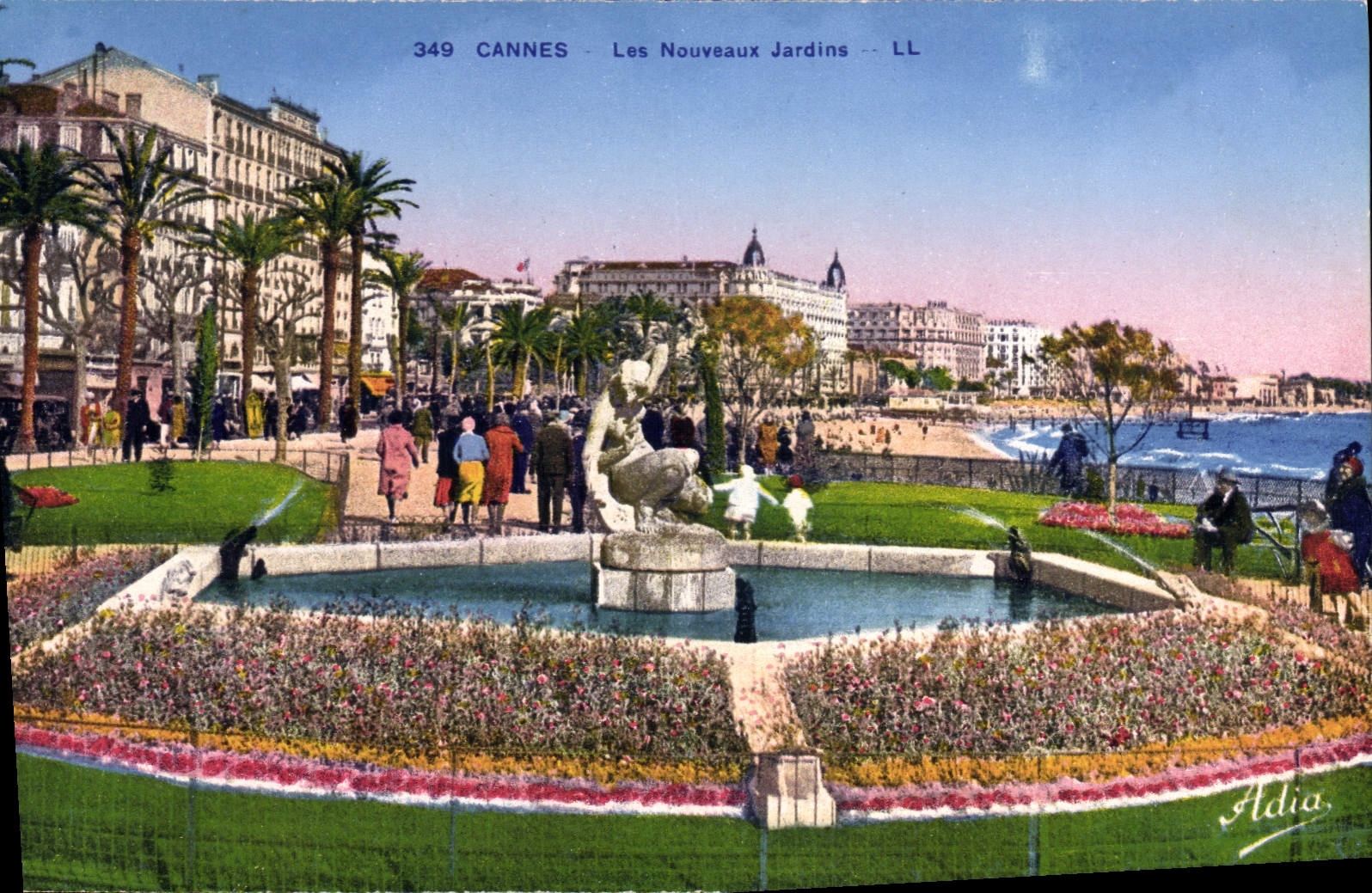 CPA Cannes les Nouveaux jardins 