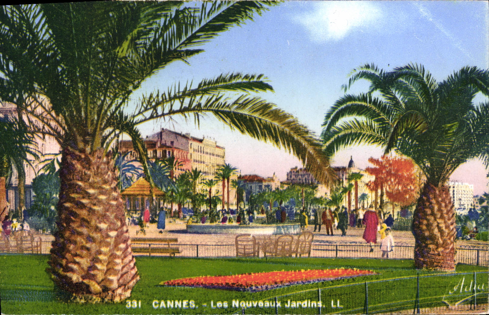 CPA Cannes les Nouveaux jardins 