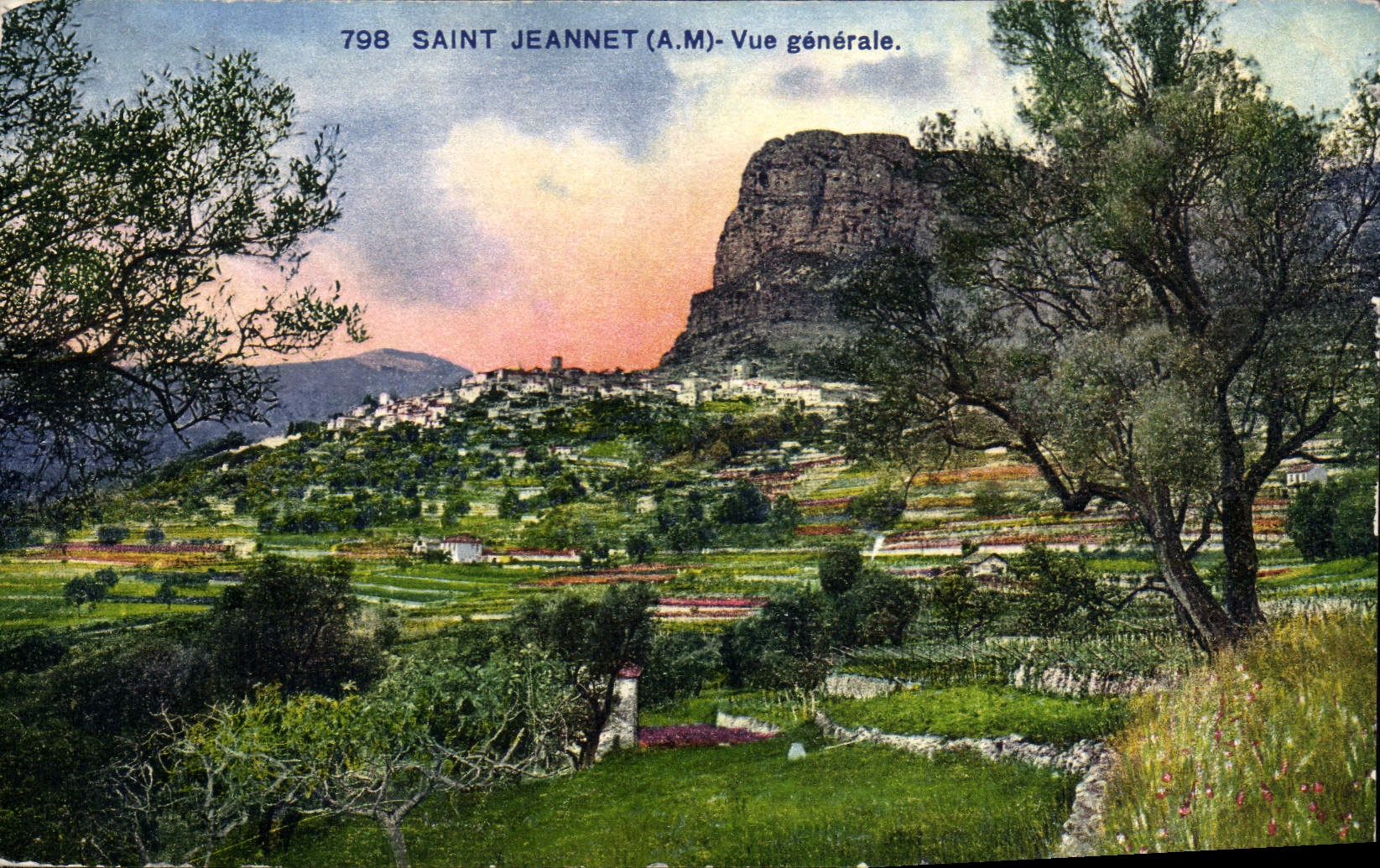 CPA Saint Jeannet A M vue generale 
