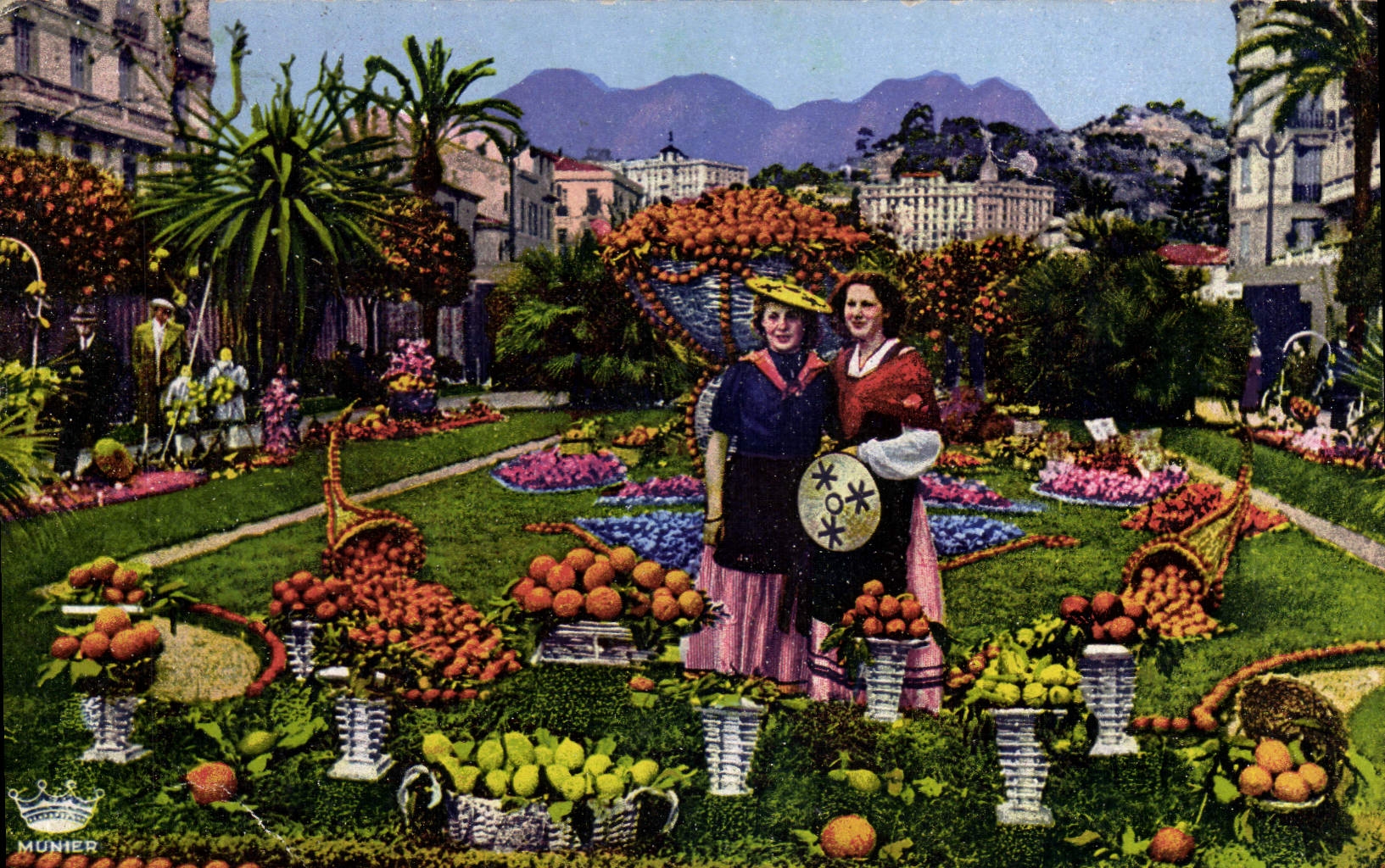 CPA Cote d'Azur fruits d'Or Oranges et Citrons 