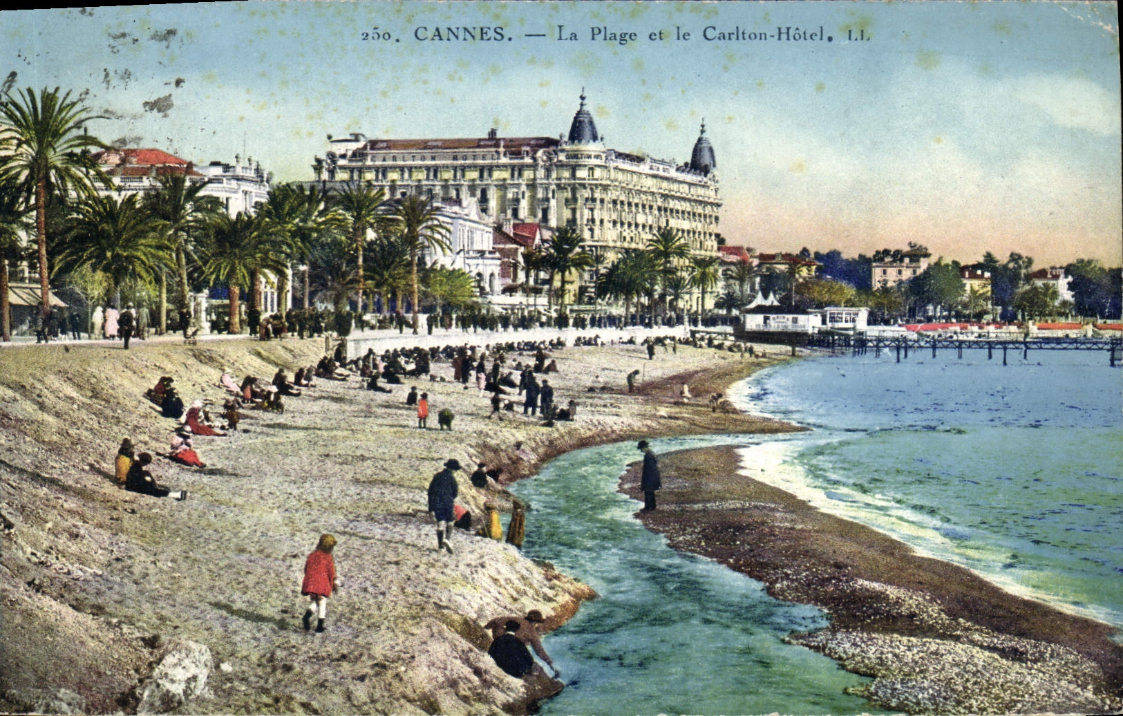 CPA Cannes la plage et le Carlton hotel 