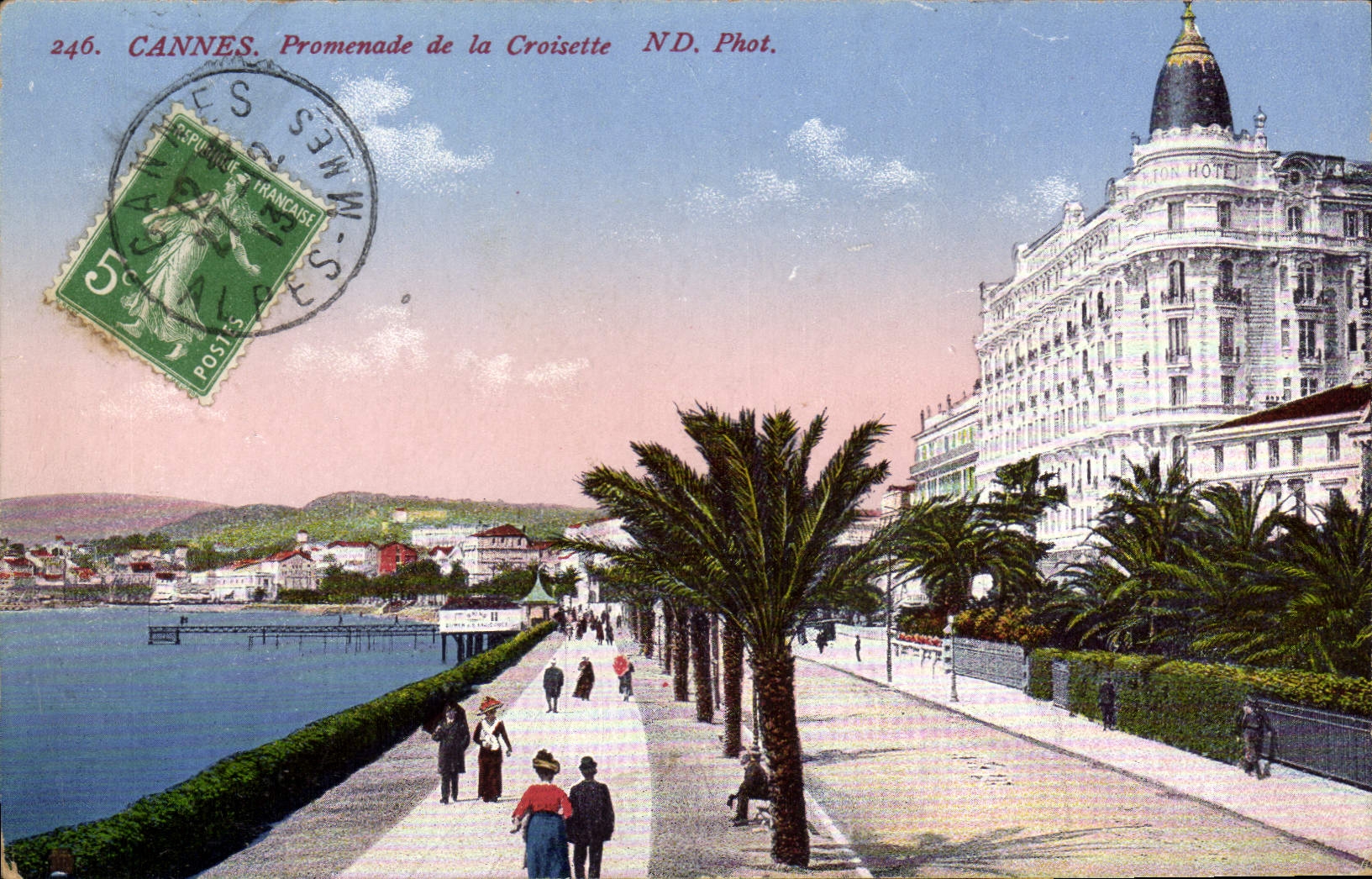 CPA Cannes Promenade de la Croisette 