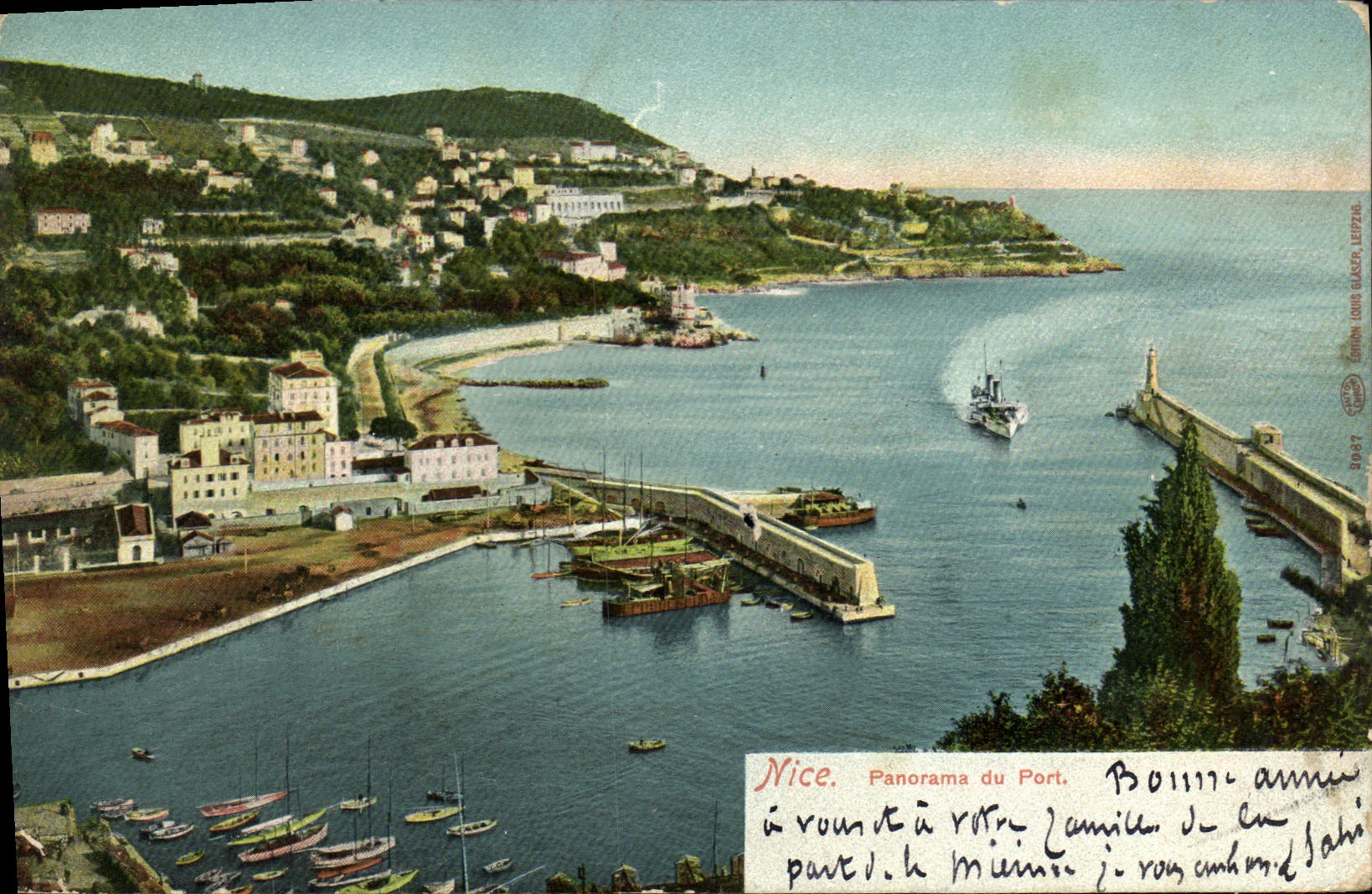 CPA Nice Panorama du Port 