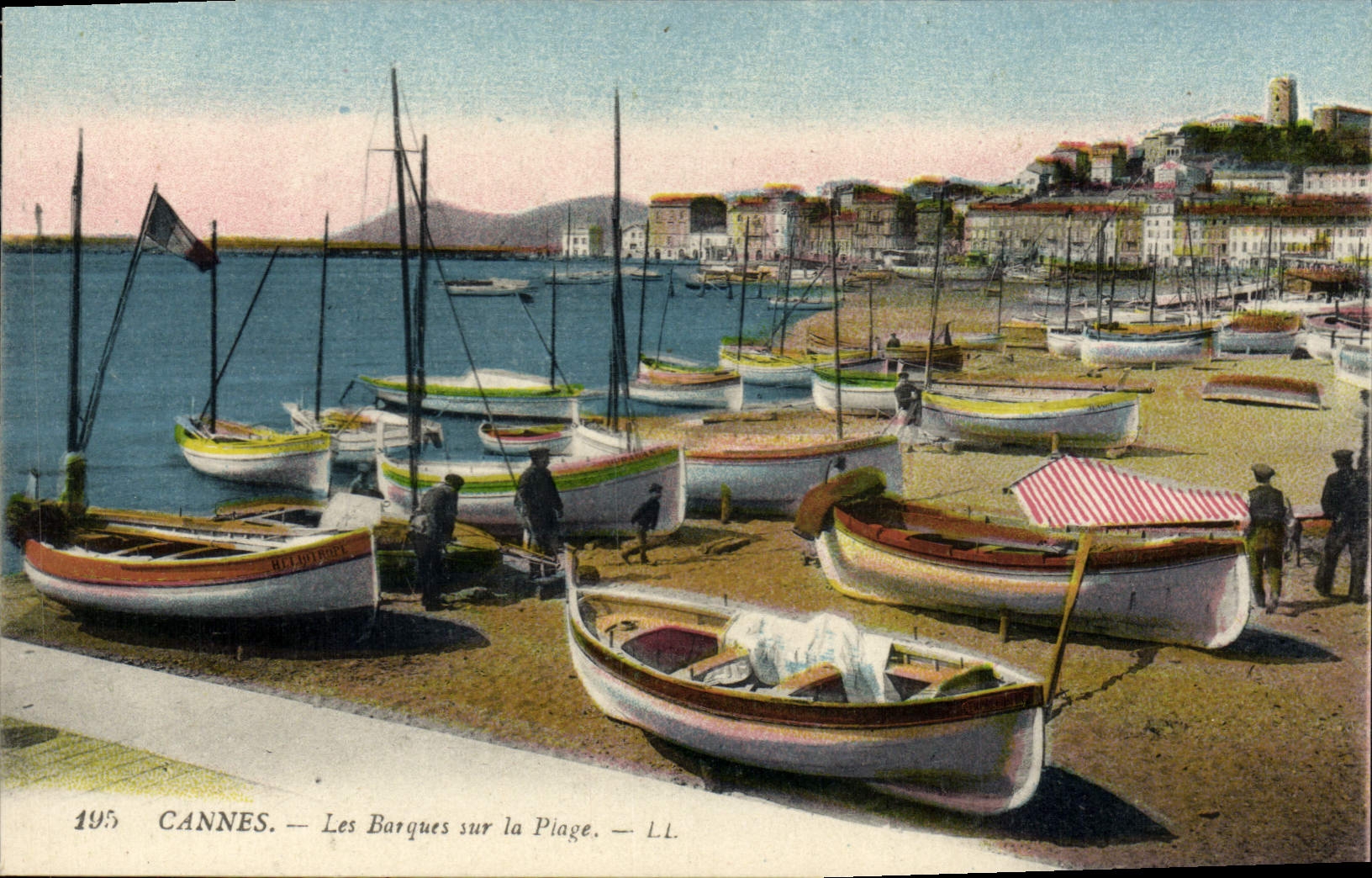 CPA Cannes les Barques sur la Plage 