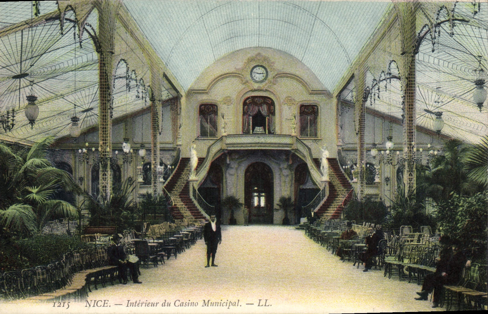 CPA Nice Interieur du Casino Municipal