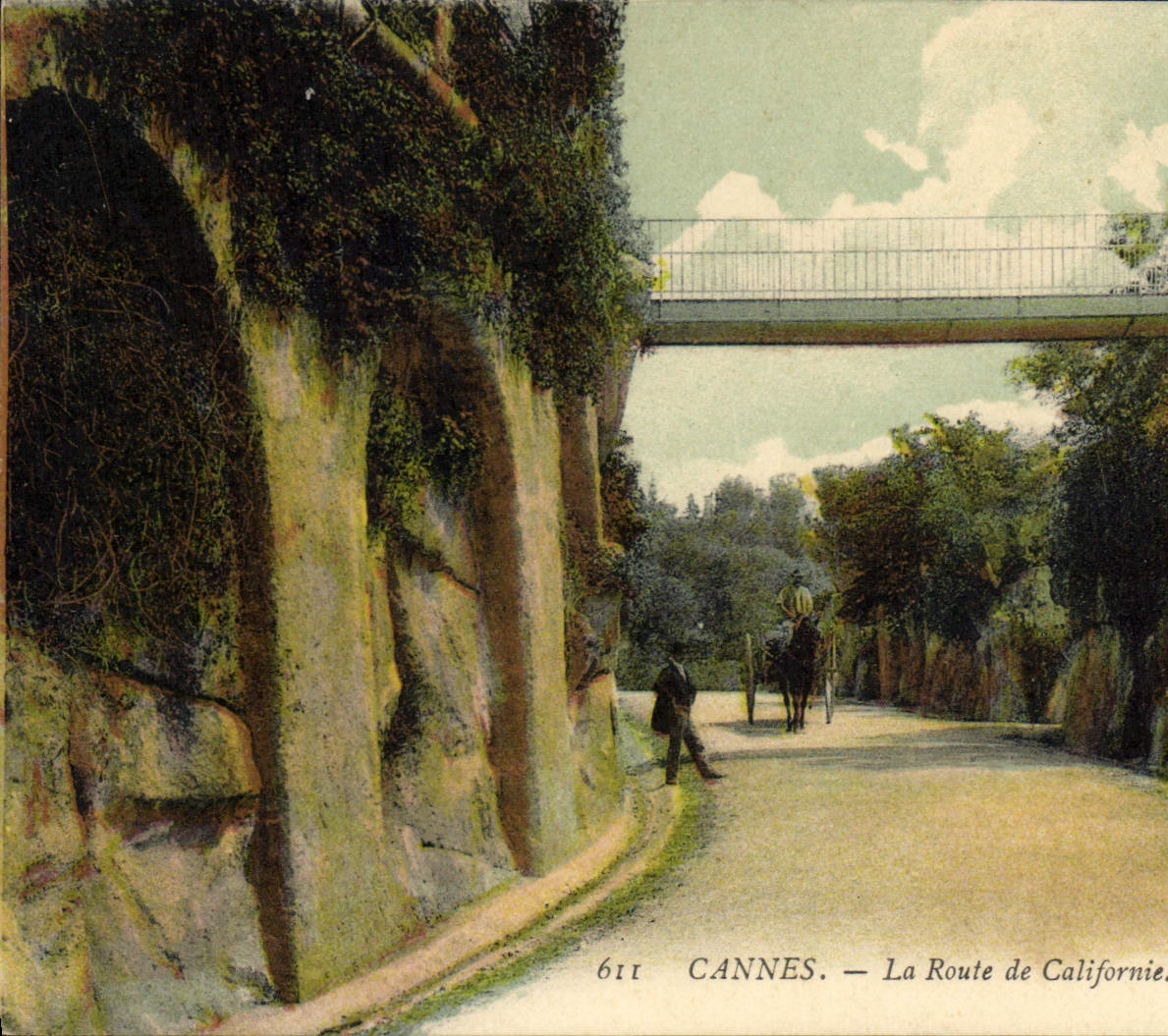 CPA Cannes La Route de Californie 