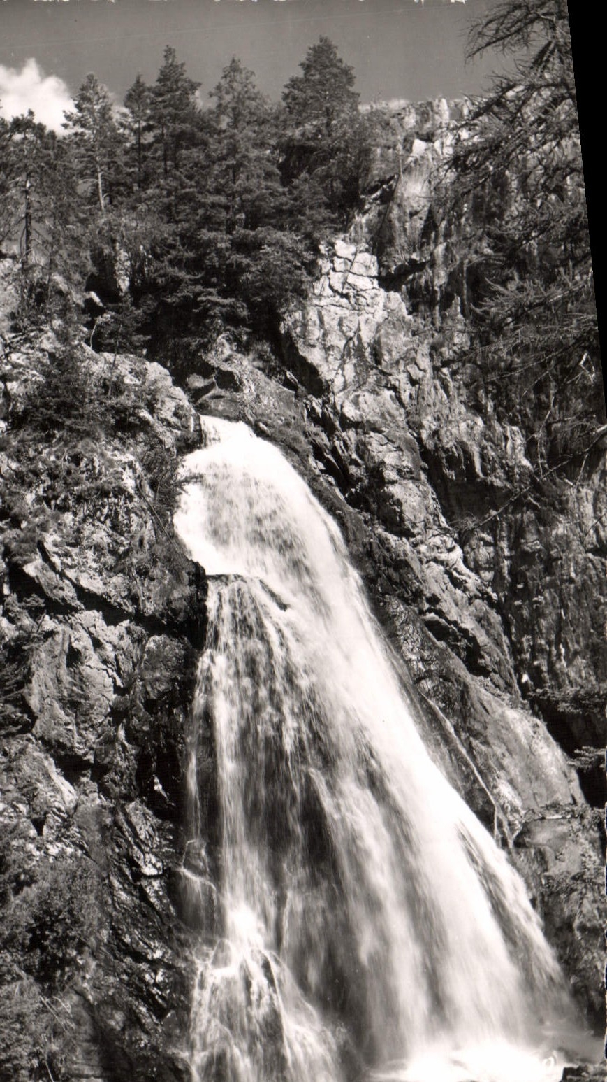 CPA Saint Martin Vesubie La cascade du Bureau 