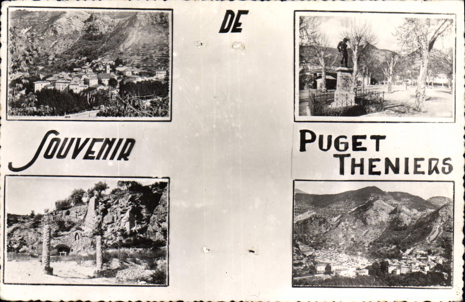 CPA Souvenir de Puget Theniers 