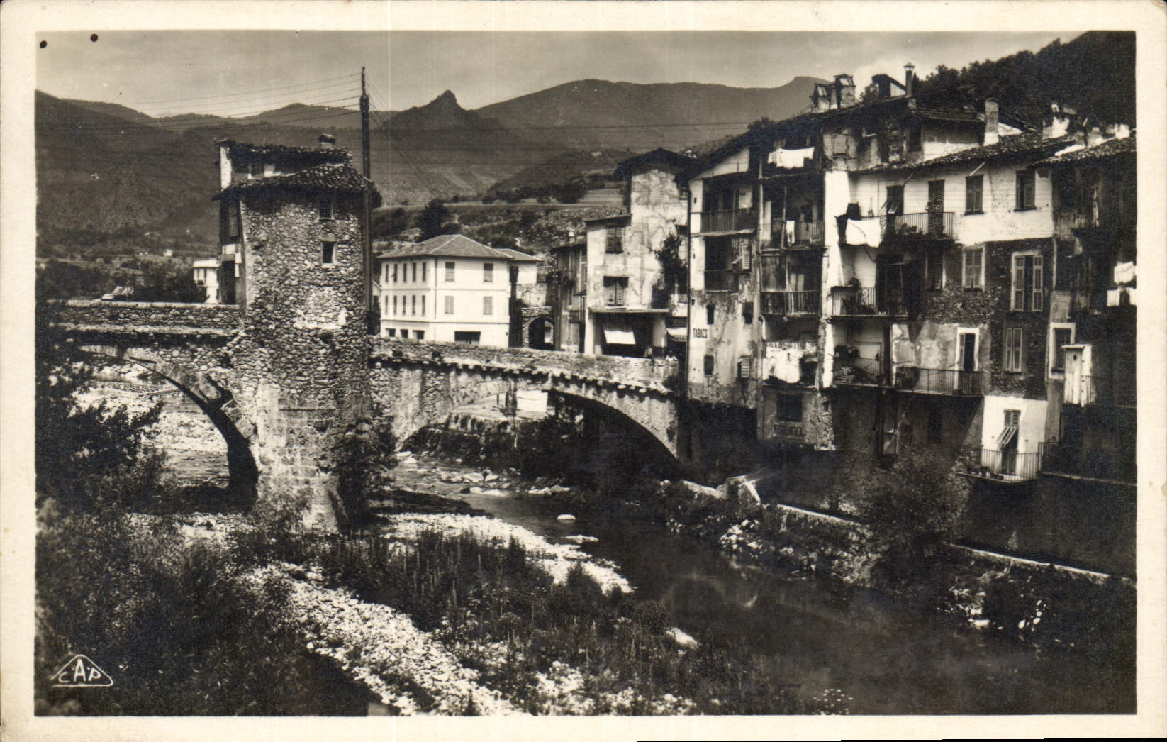 CPA Sospel le Pont Vieux et la Bevera 