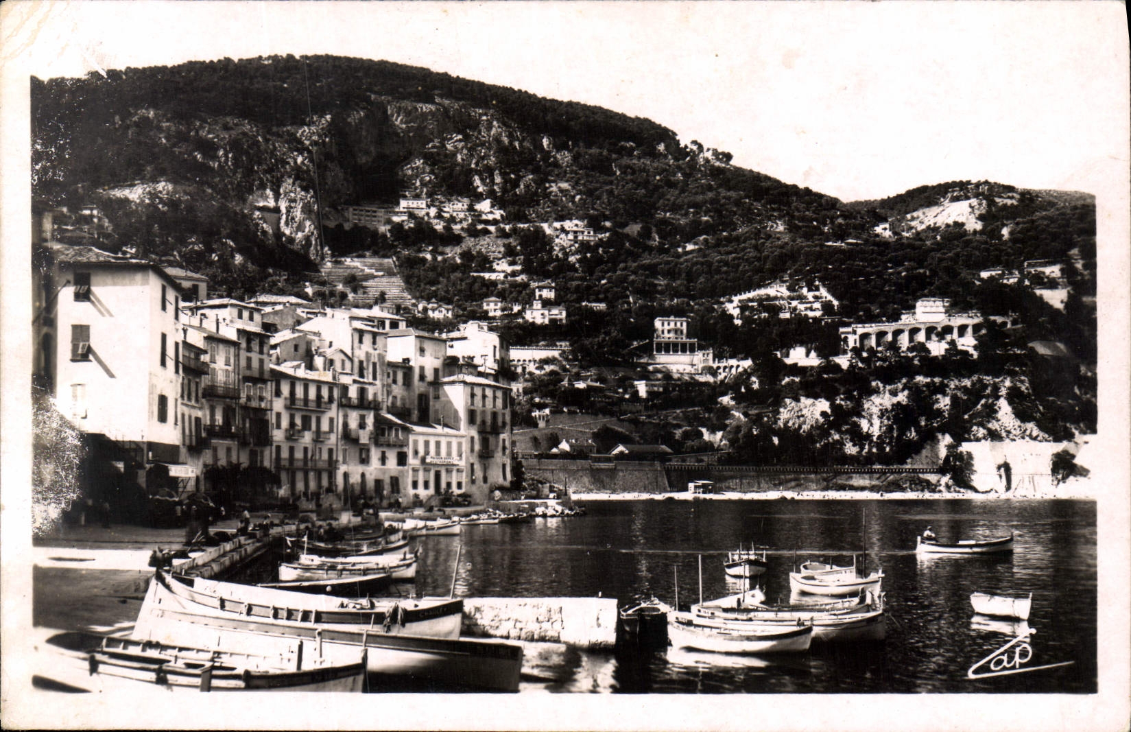 CPA Villefranche le port de la Sante