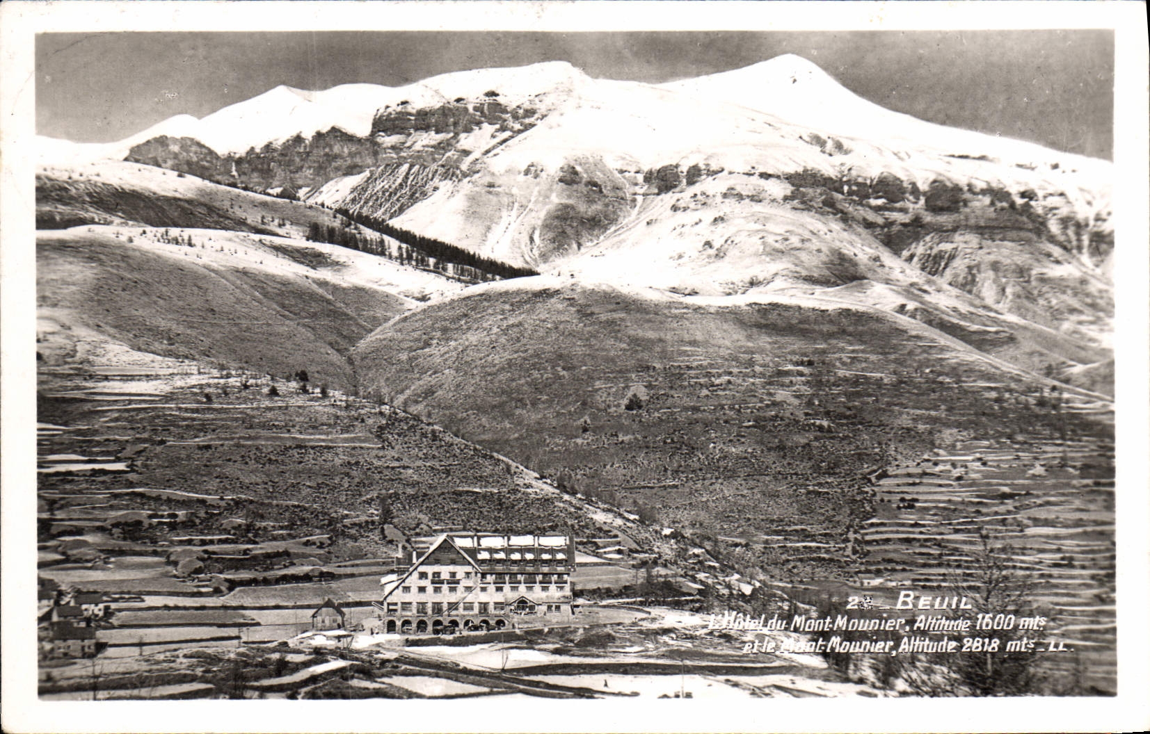 CPA Beuil Hotel du Mont Mounier