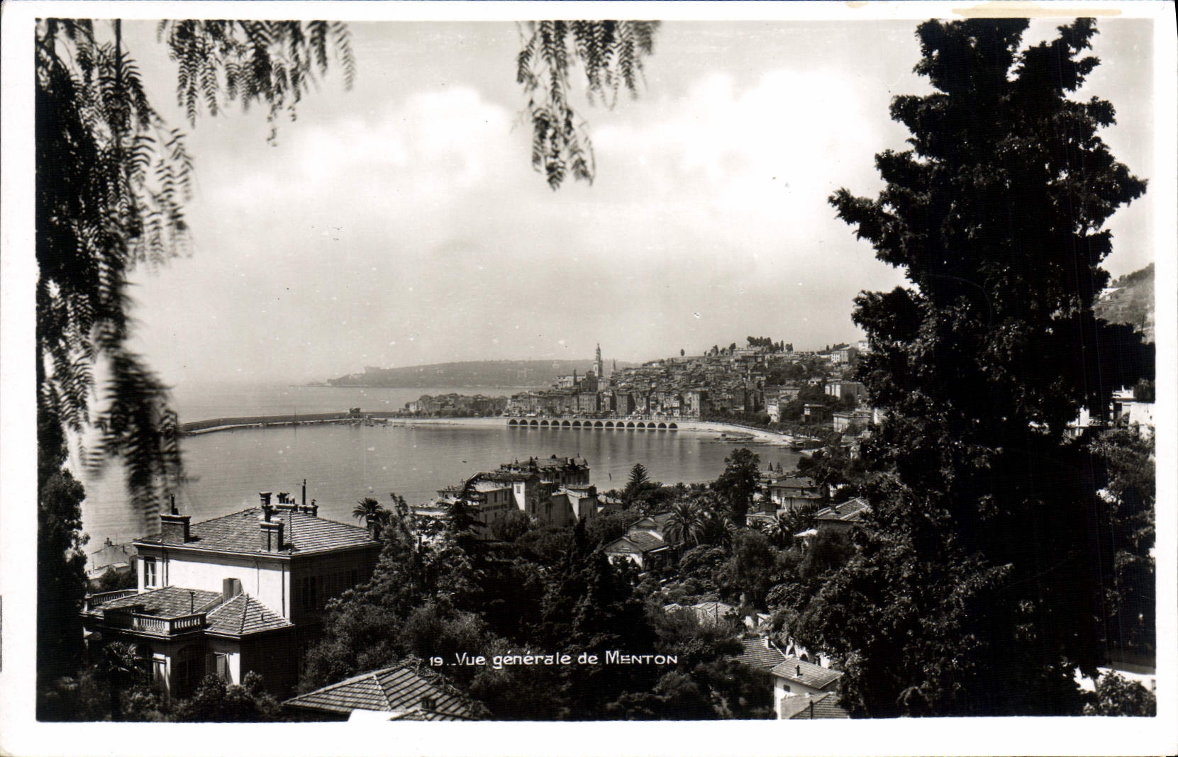 CPA Vue generale de Menton 