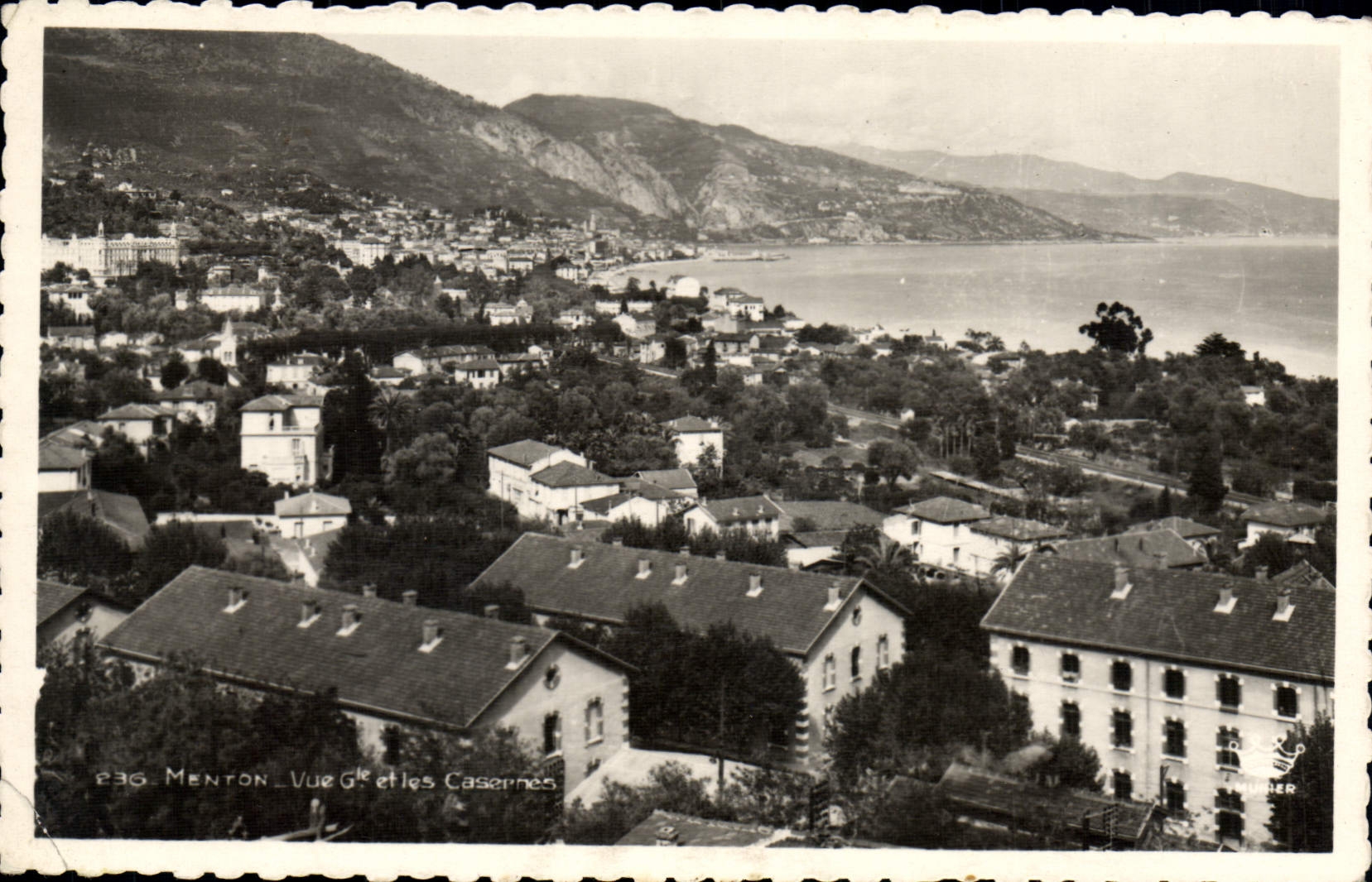 CPA Menton vue generale 