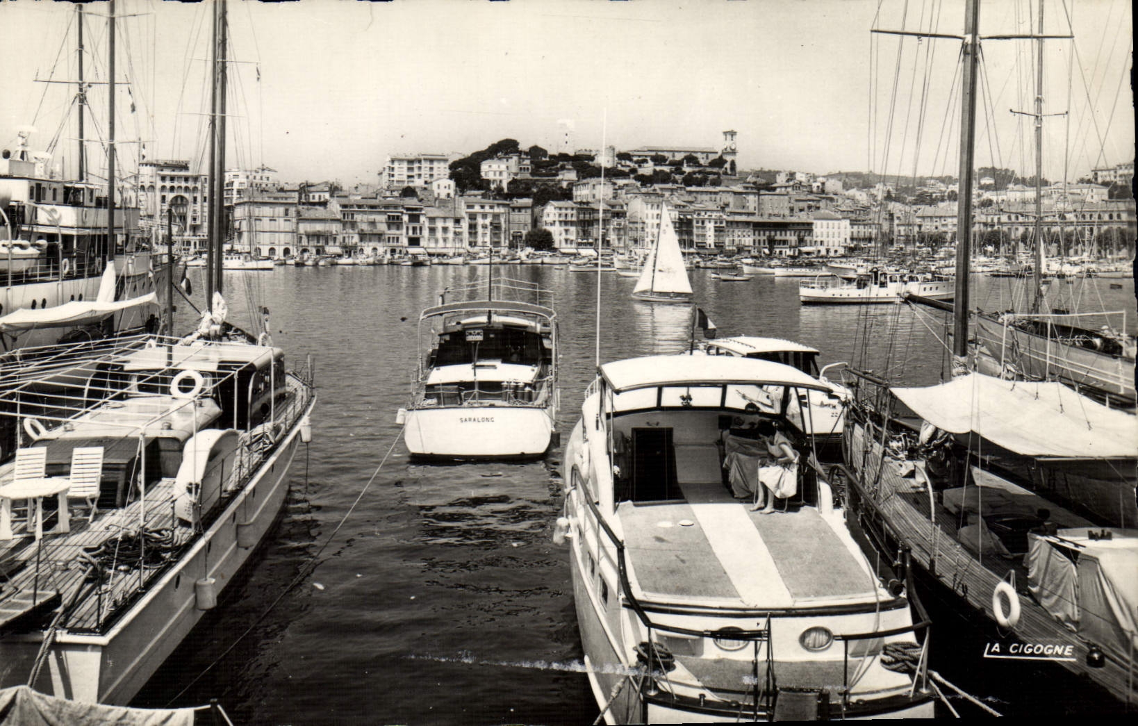 CPA Cannes le port et le Suquet 