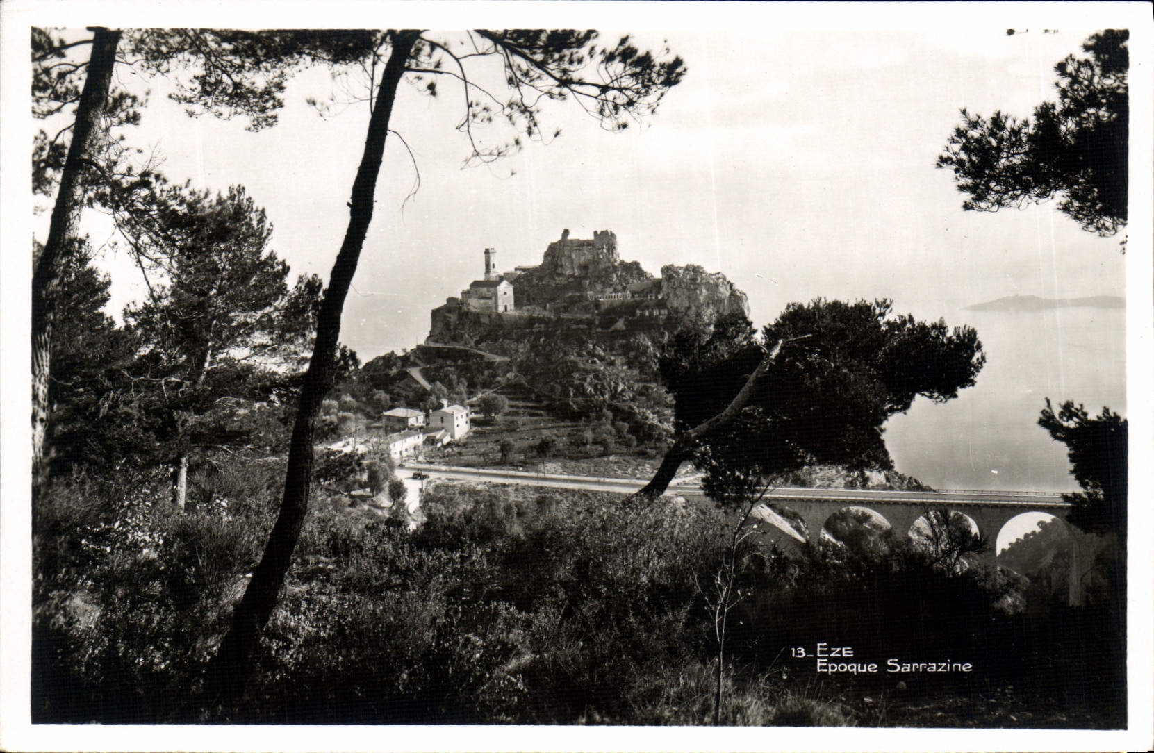 CPA Eze Epoque Sarrazine 