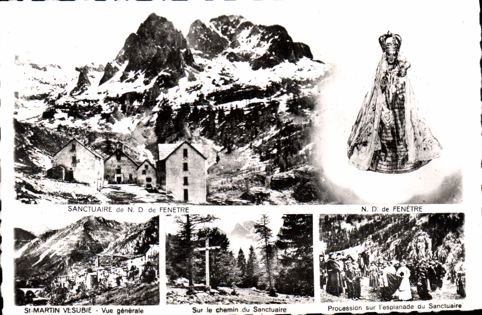 CPA St Martin Vesubie Vue generale